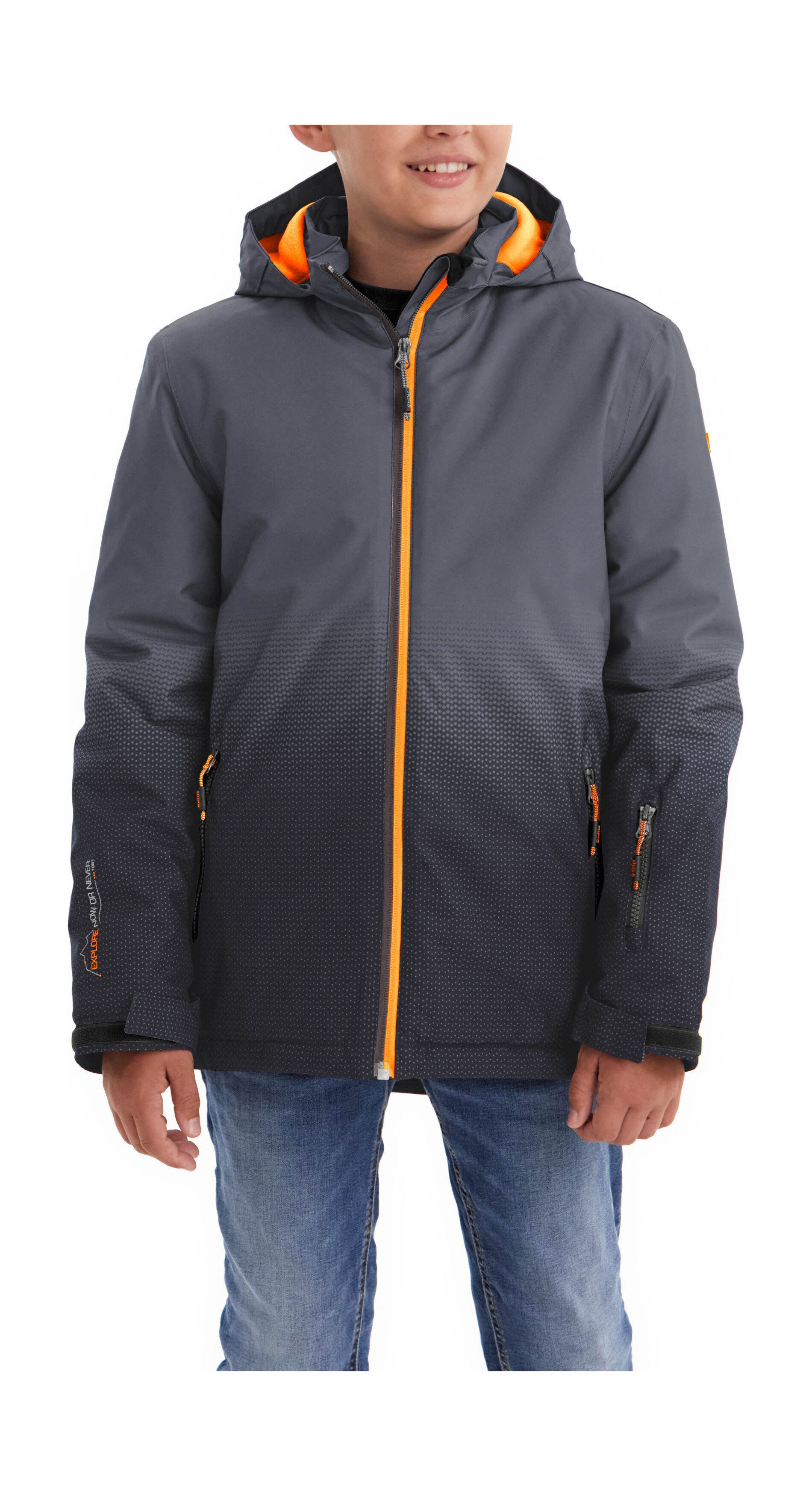 Killtec Outdoorjacke Lynge BYS JCKT E Wasserdichte Funktionsjacke mit Schneefang und coolem Design