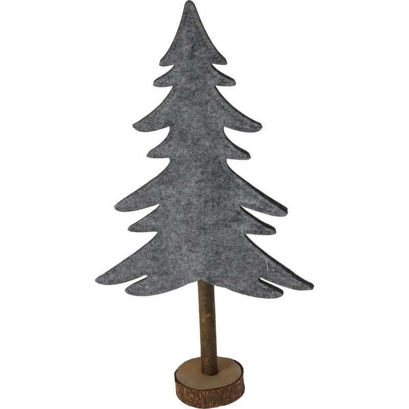 HTI-Living Weihnachtsfigur Filzbaum auf Stamm (Stück, 1 St., 1 Filzbaum), Dekobaum Weihnachtsbaum
