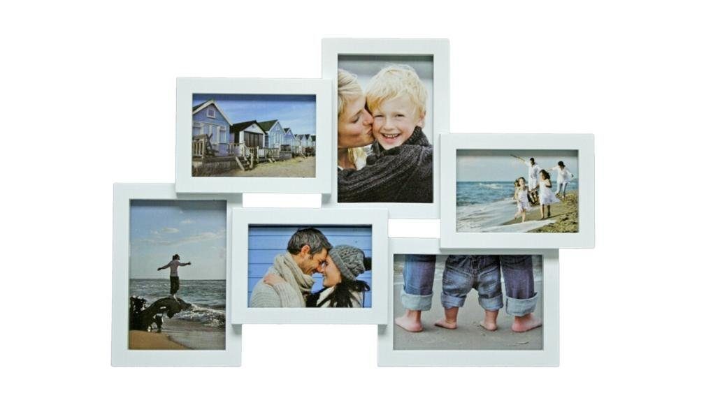Henzo Bilderrahmen 81.211.02 Holiday Galerie 6 Fotos weiss günstig online kaufen
