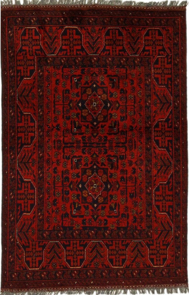 Orientteppich Khal Mohammadi 101x148 Handgeknüpfter Orientteppich, Nain Trading, rechteckig, Höhe: 6 mm