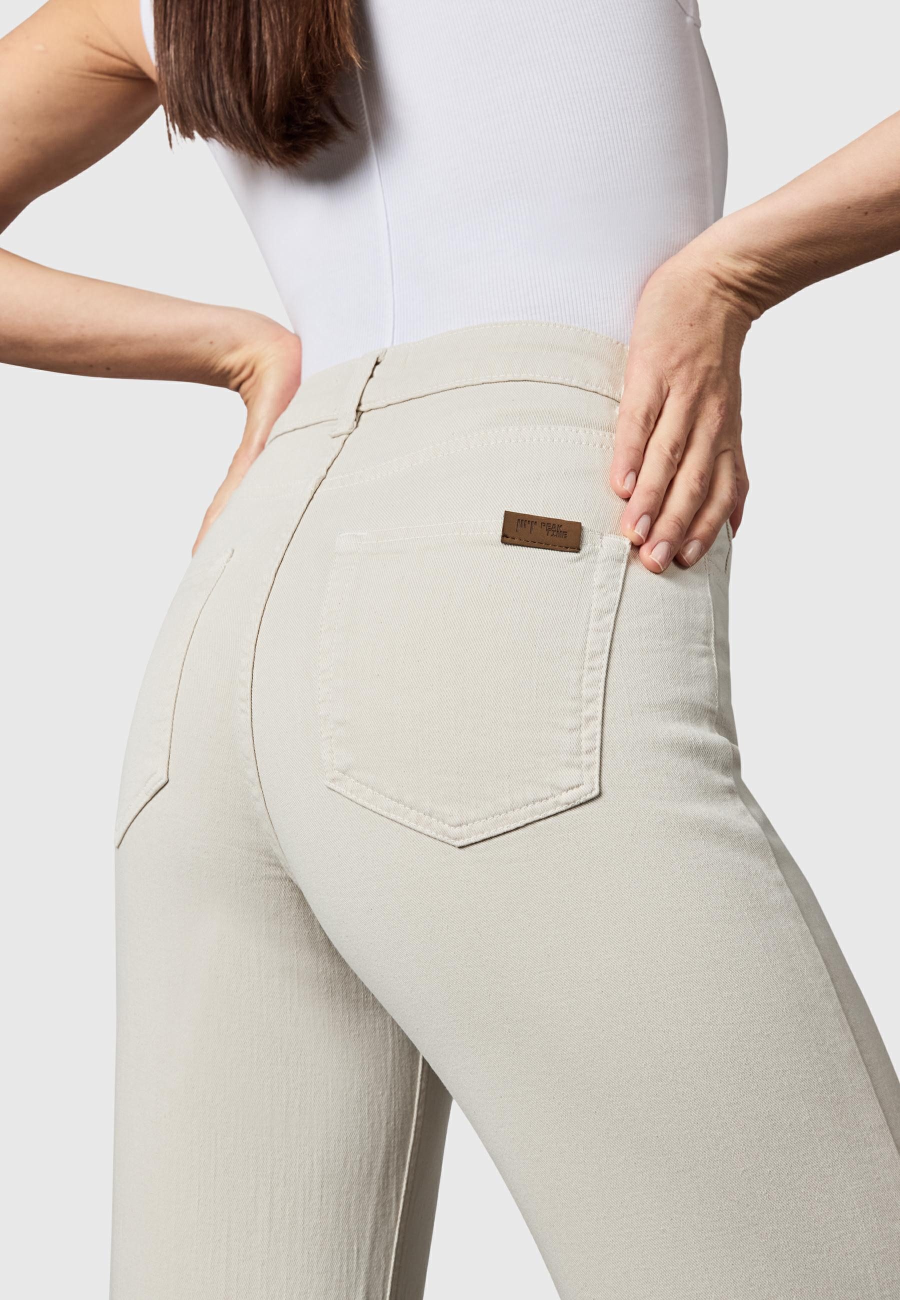 PEAK TIME Chinohose Cyrele Lange Wide-Leg-Hose mit Bio-Baumwolle