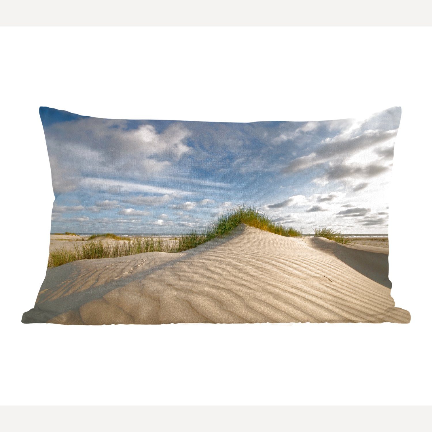 MuchoWow Dekokissen Strand - Schlafzimmer Sand Dekoration, - Niederlande, Zierkissen, mit Dekokissen Füllung, Wohzimmer