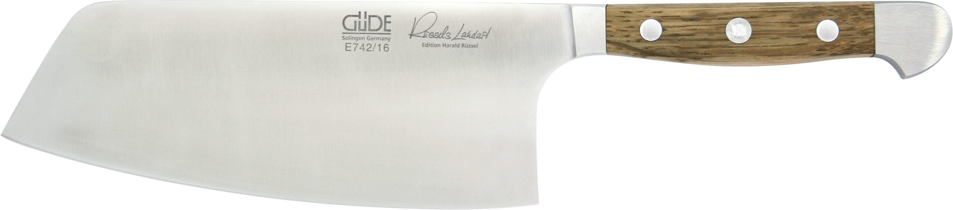 Güde Ножи Solingen Kochmesser Güde Alpha Chai Dao 16cm, Fasseiche