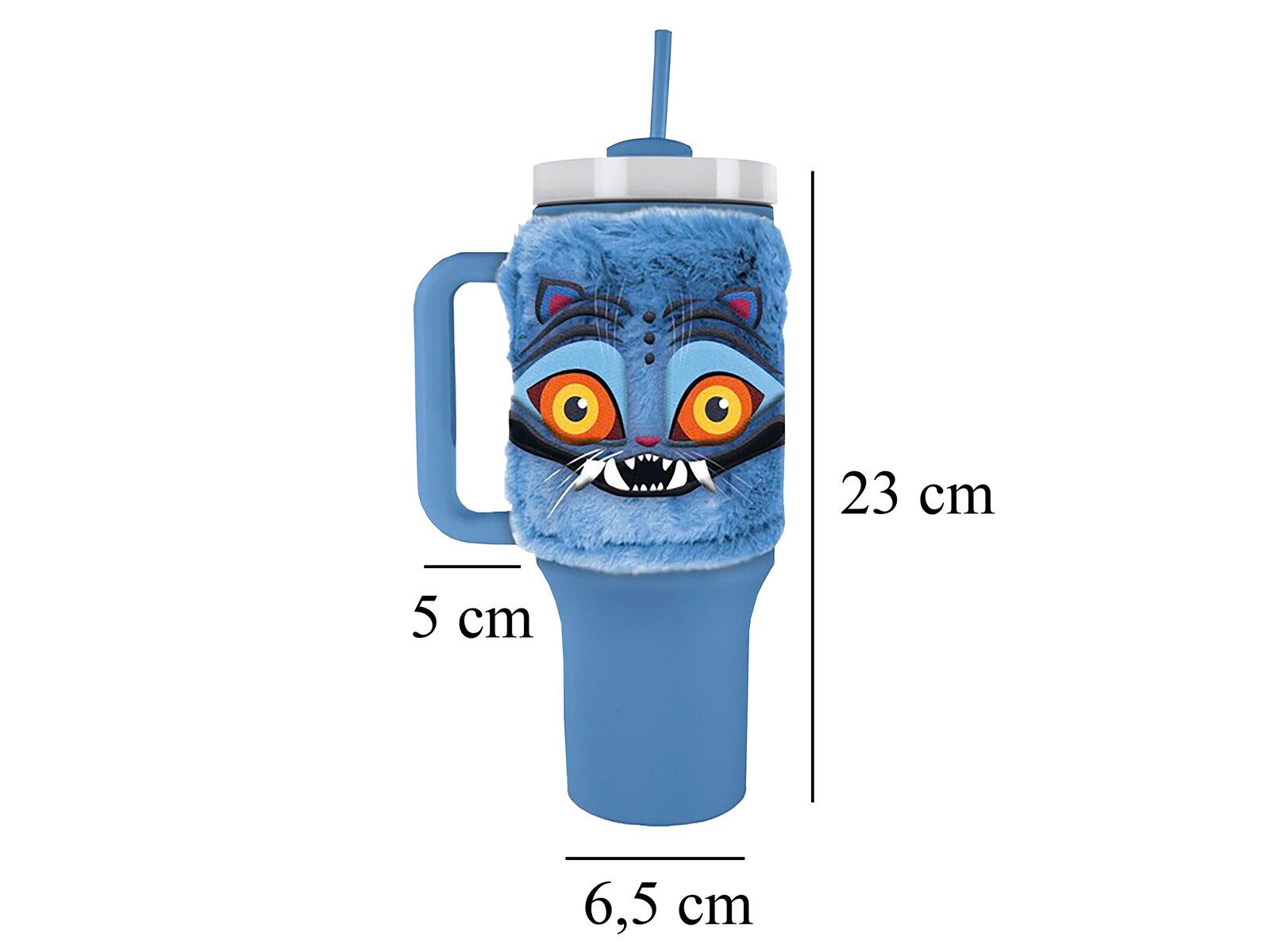 KPop Demon Hunters Trinkflasche K-Pop Demon Hunters Becher 1,2L Derpy Plüsch
