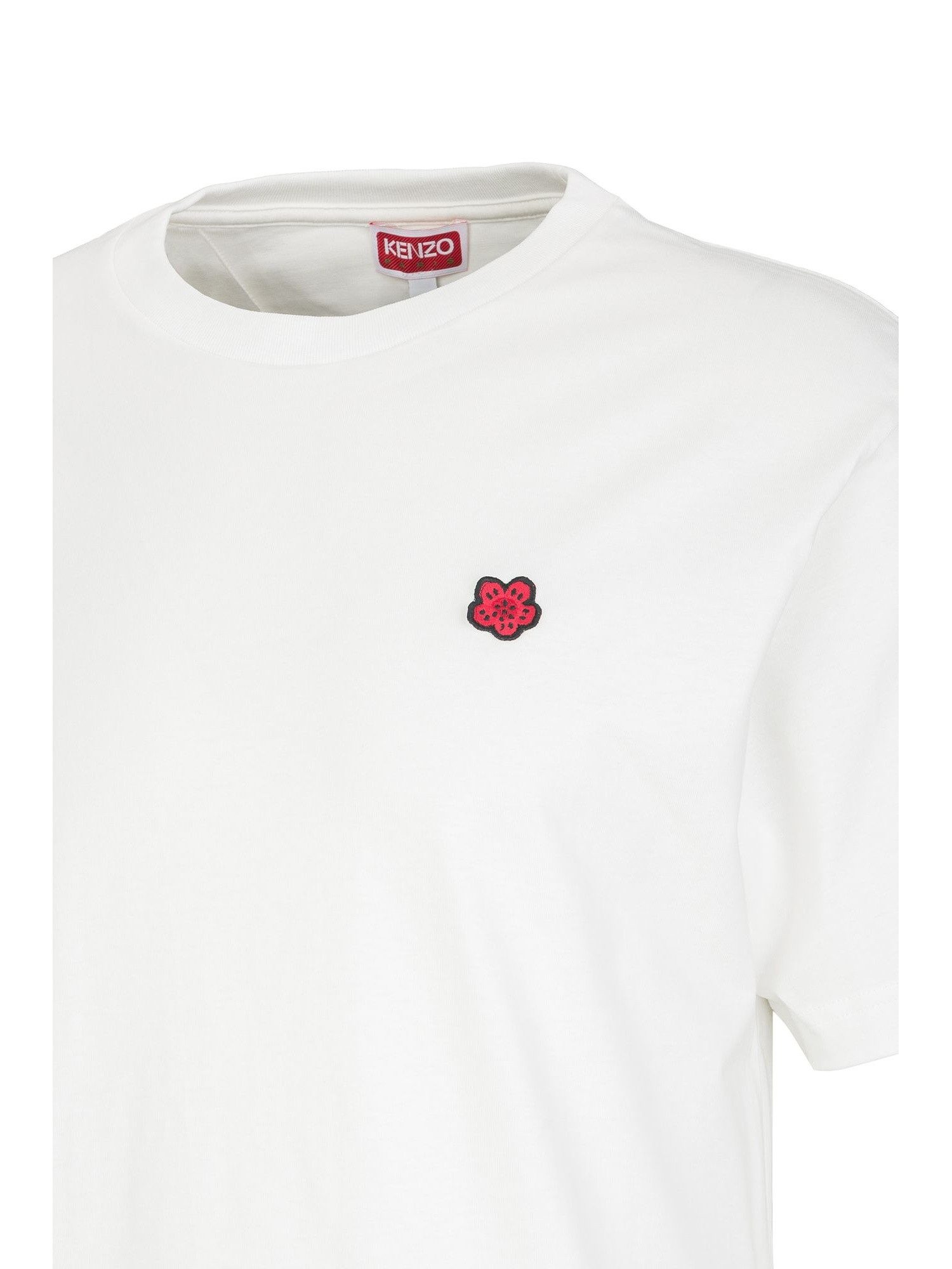 KENZO T-Shirt Boke Flower Herren Logo-Stickerei Rundhals Regular Fit