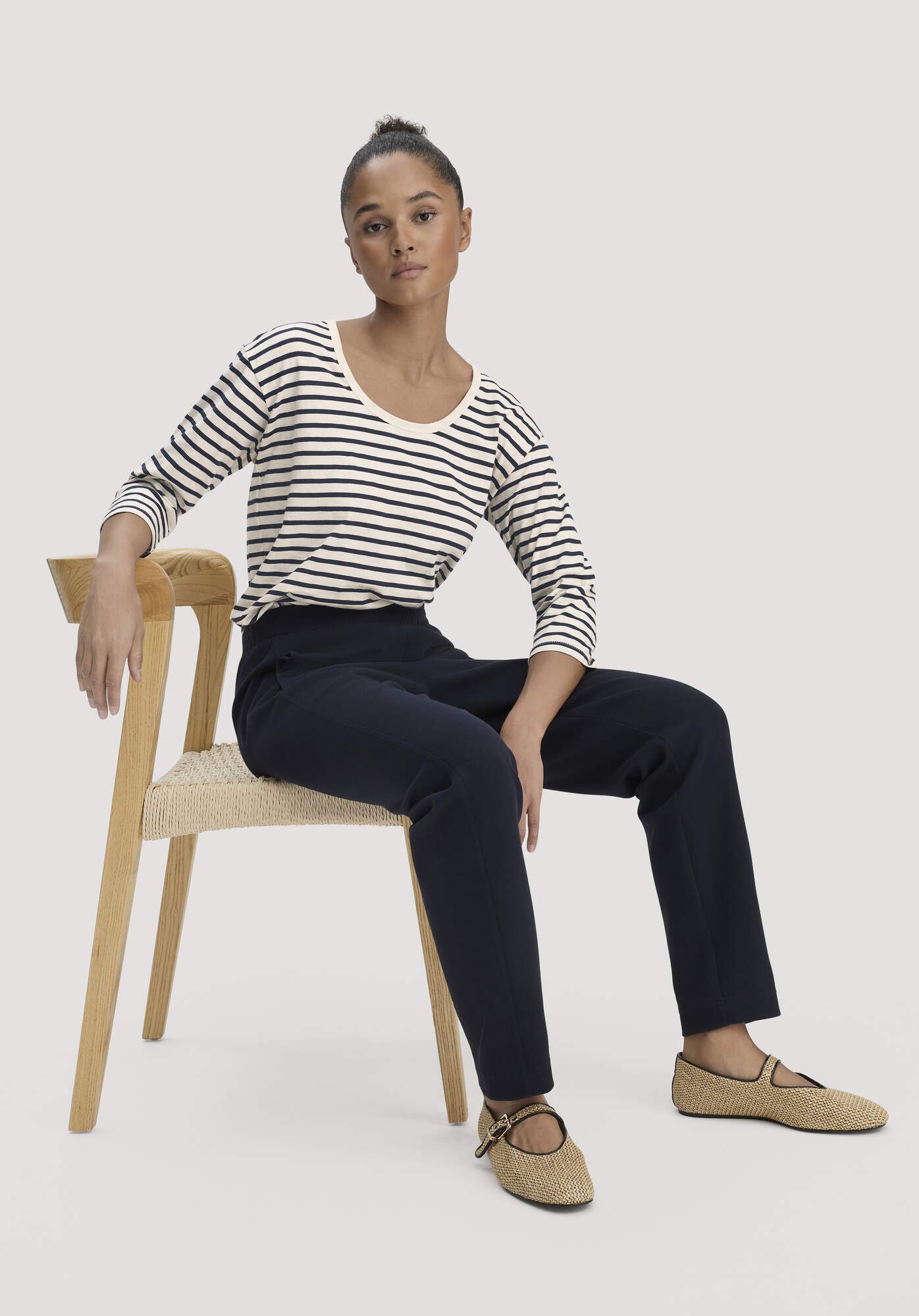 Hessnatur Jerseyhose aus Bio-Baumwolle (1-tlg)