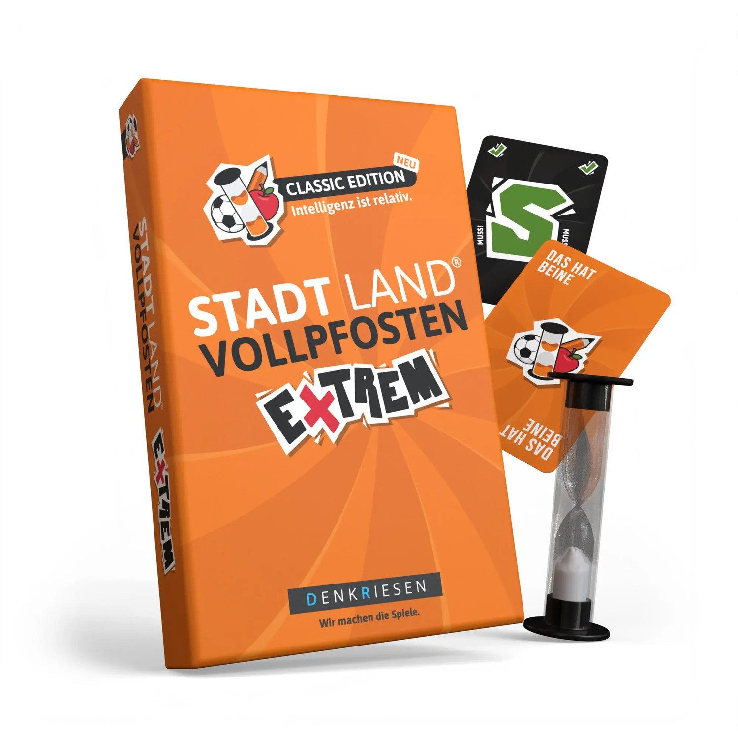 Spiel DENKRIESEN - STADT LAND VOLLPFOSTEN® - Extrem - CLASSIC EDITION -...