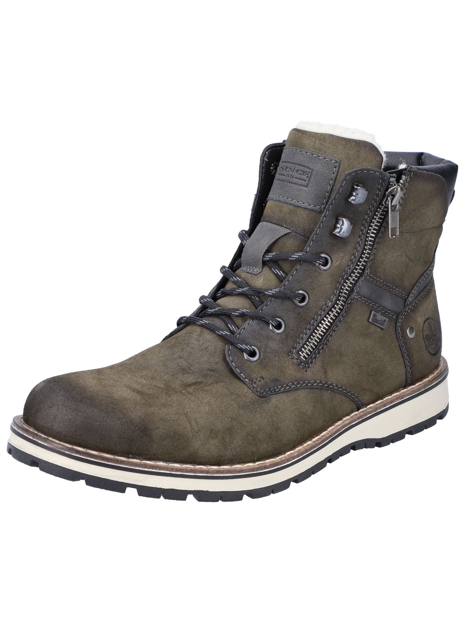 Rieker Stiefelette Lederimitat . Schnürstiefelette günstig online kaufen