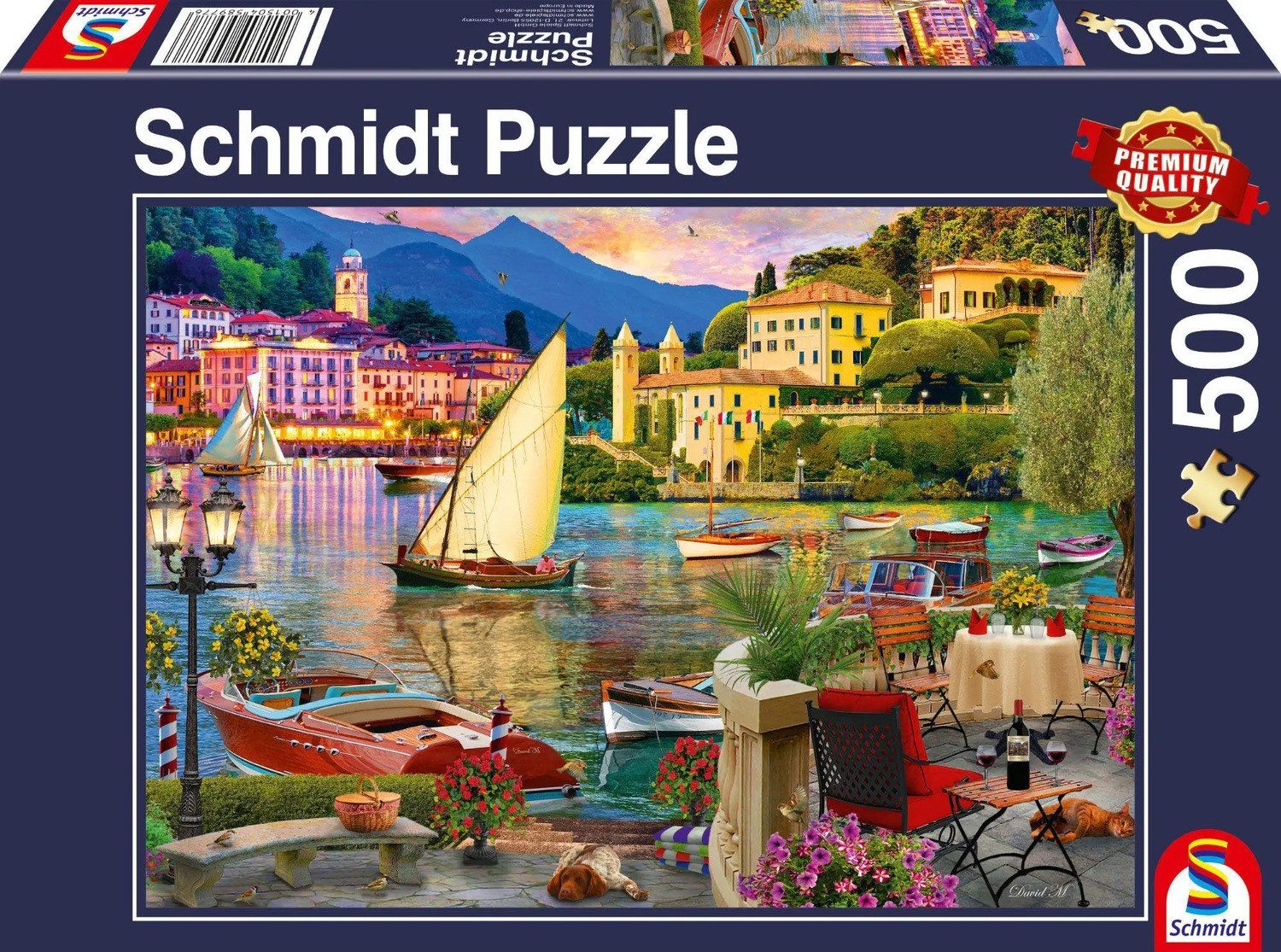 Schmidt Spiele Puzzle Italenisches Fresko. 500 Teile, 500 Puzzleteile günstig online kaufen