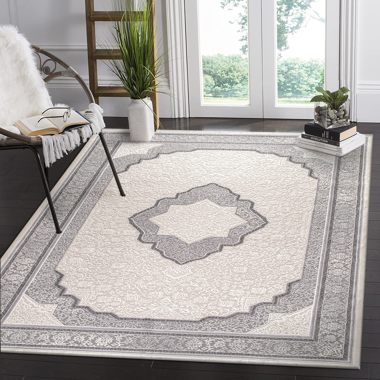 Carpetilla Designteppich Designer Wohnzimmer Teppich Orientisch Rechtetig m günstig online kaufen