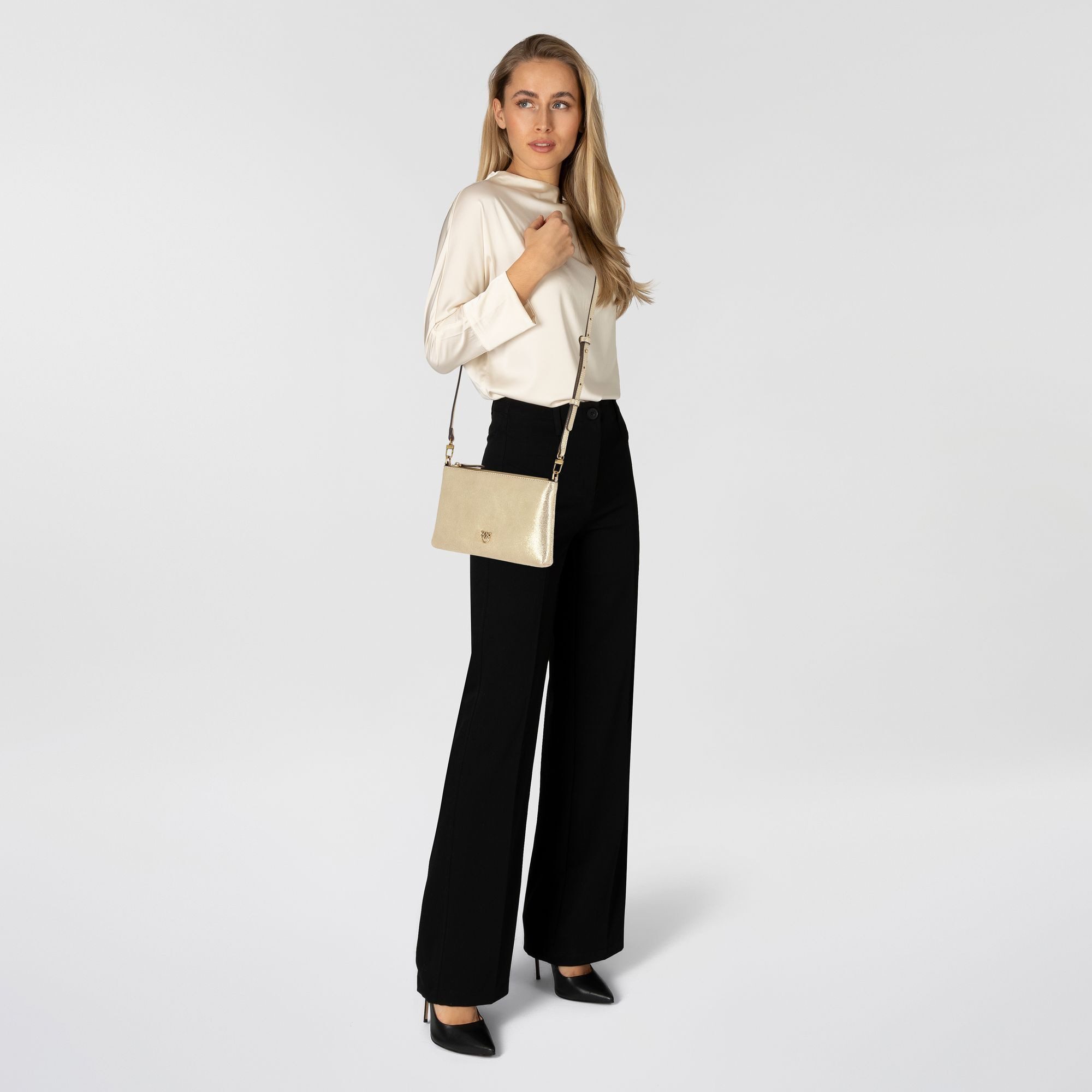 PINKO Umhängetasche Flat Horizontal, Leder günstig online kaufen