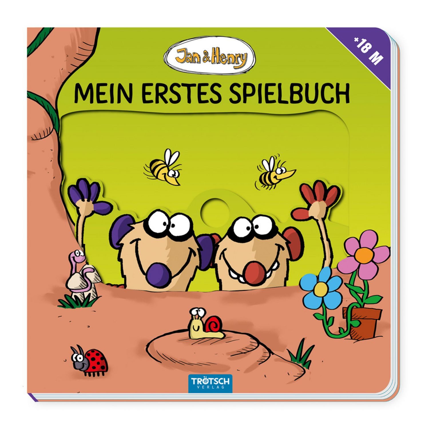 Trötsch Jan und Henry Mein erstes Spielbuch Pappenbuch mit Schiebern / diverse