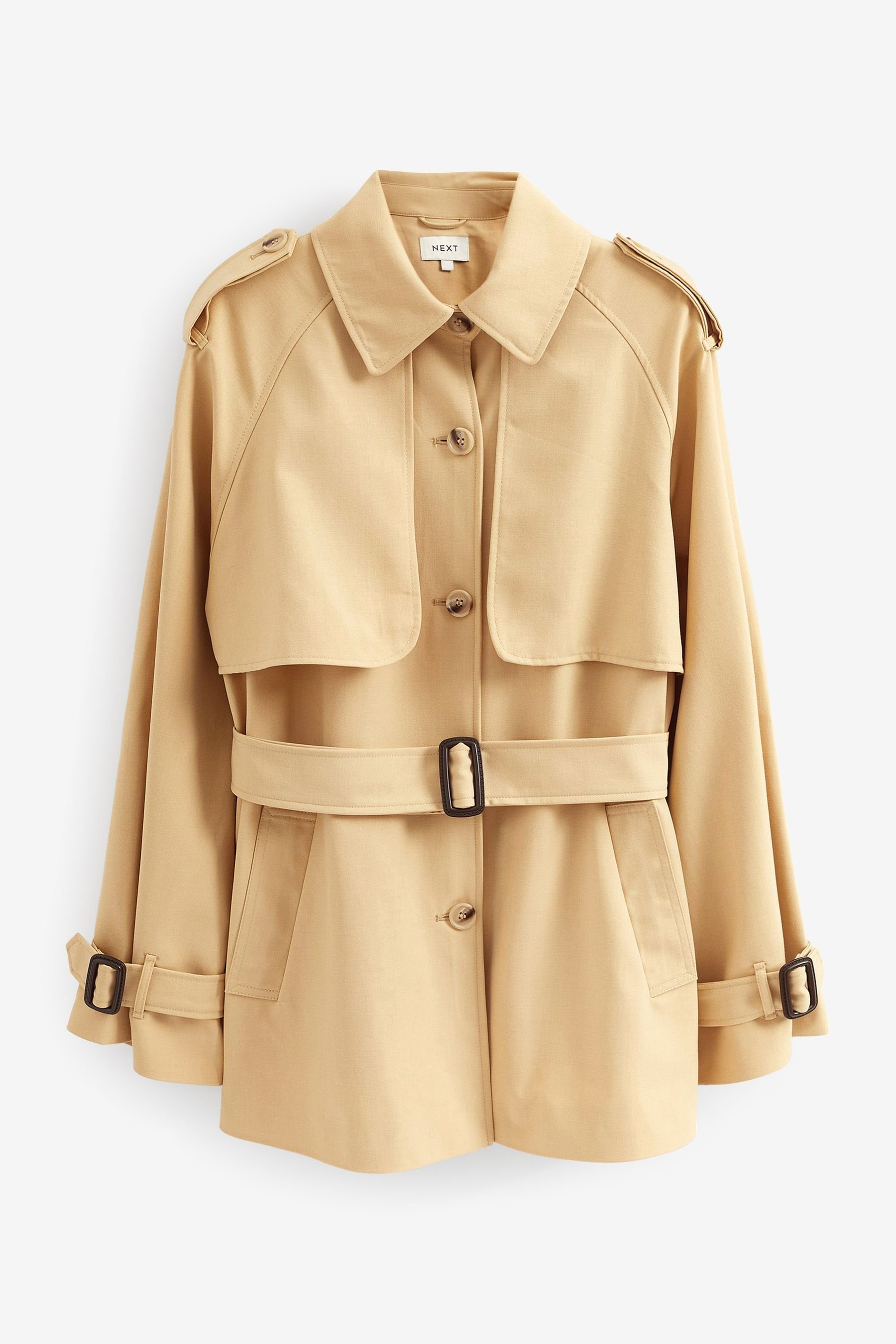 Next Trenchcoat Kurzer Trenchcoat (1-tlg)