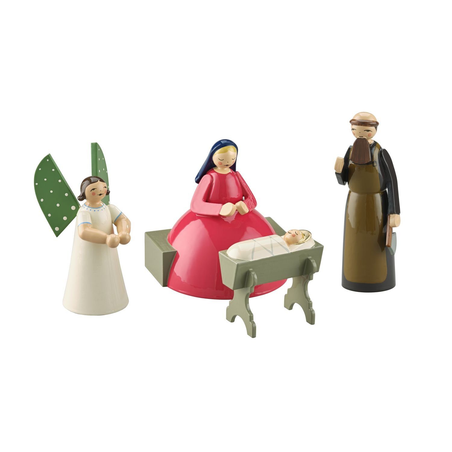 Wendt & Kühn Weihnachtsfigur Krippenszene 4-teilig