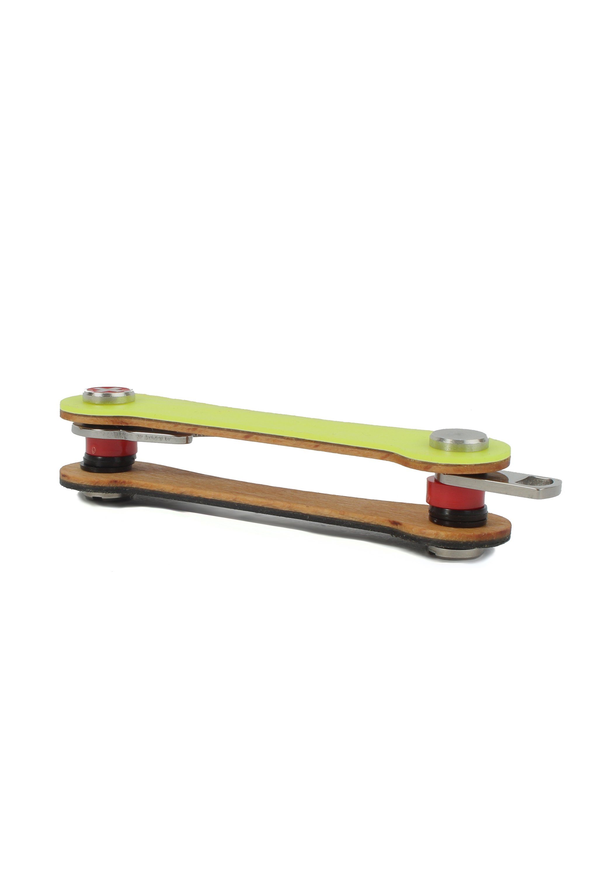 Snowboard-Ski keycabins Schlüsselanhänger S1, neon yellow SWISS made