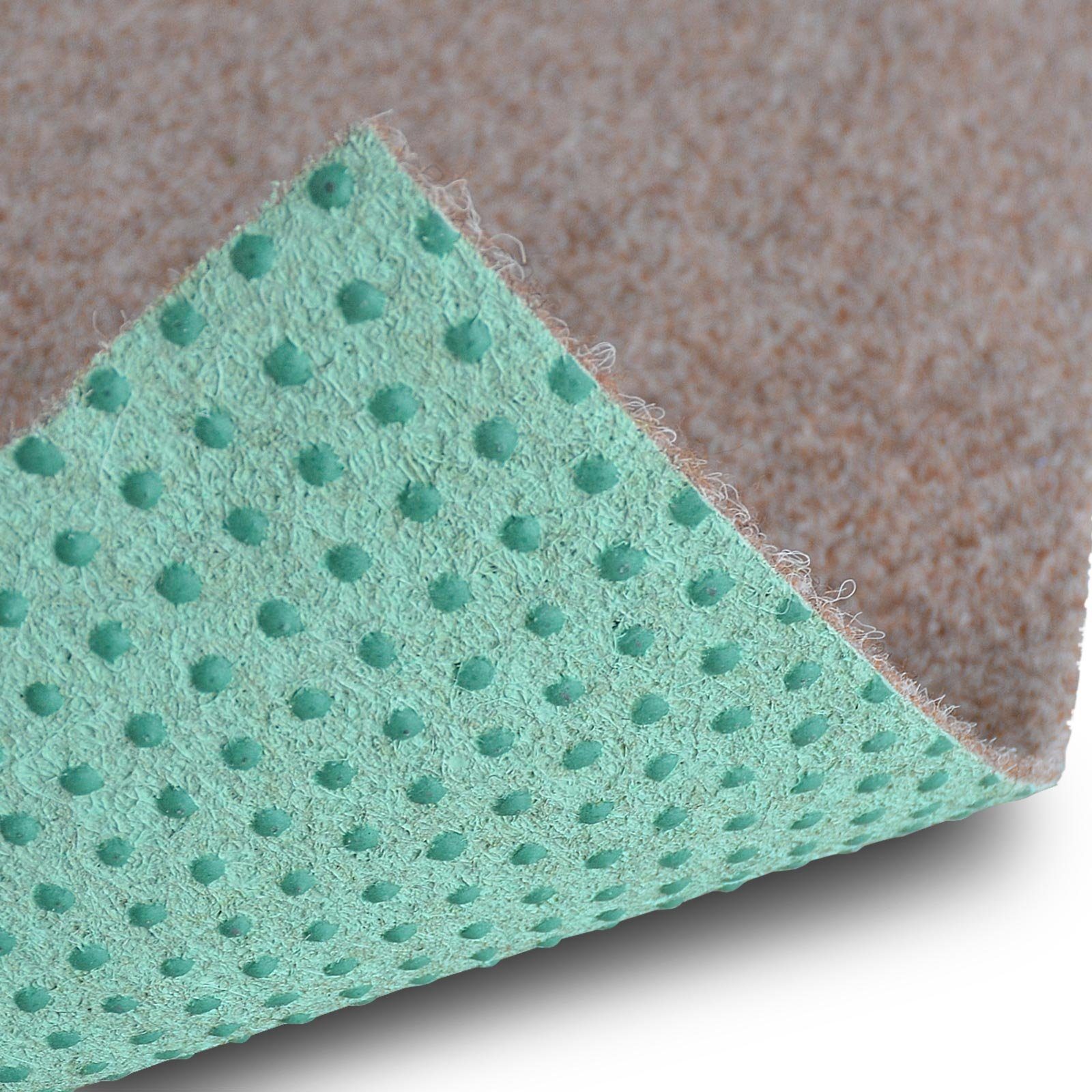 Karat Kunstrasen Brilliant Beige, Rasenteppich, verschiedene Größen, Drainagefunktion, Höhe: 4 mm