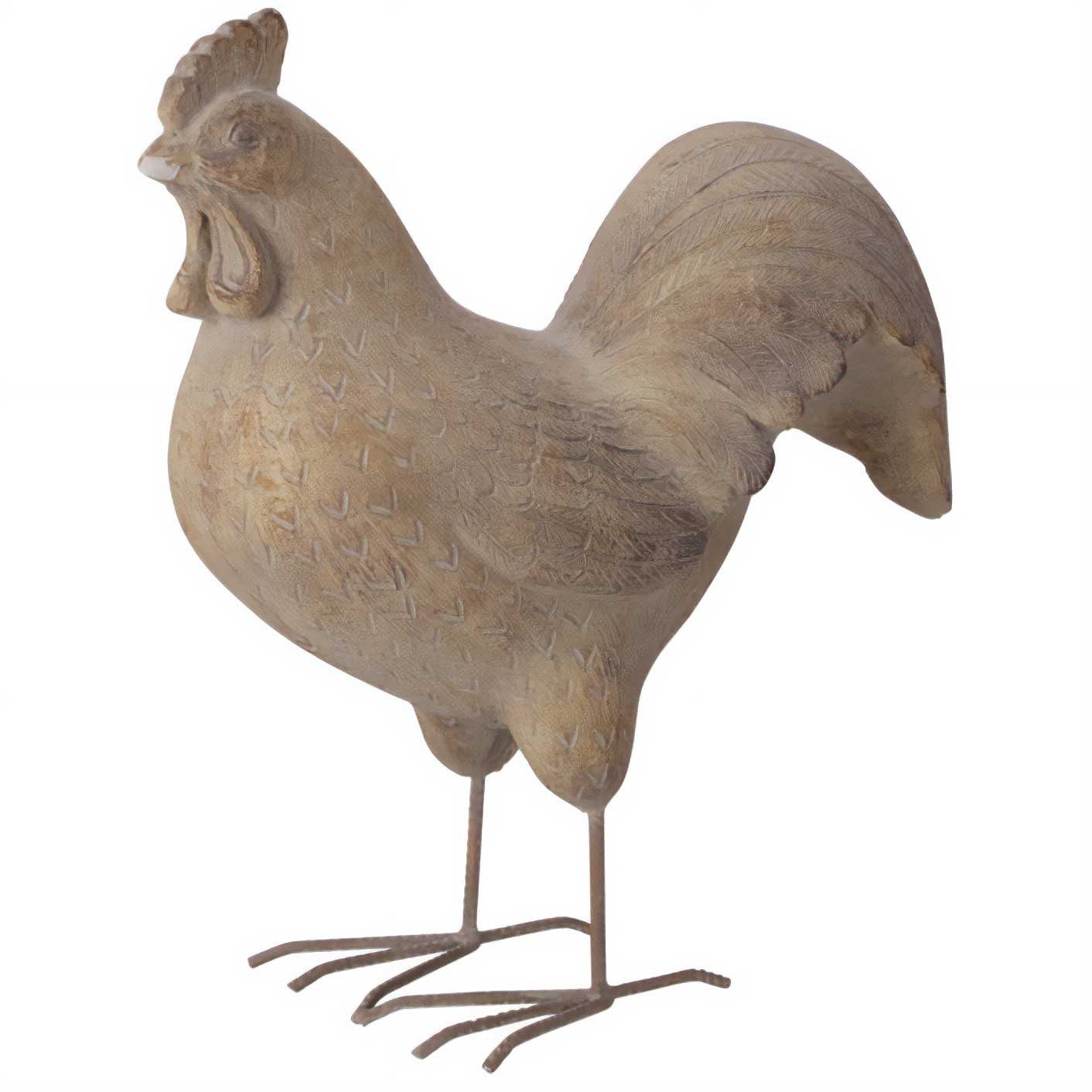 Progarden Gartenfigur Gartenfigur Henne, 40 cm, (einzeln, Deko-Objekt)