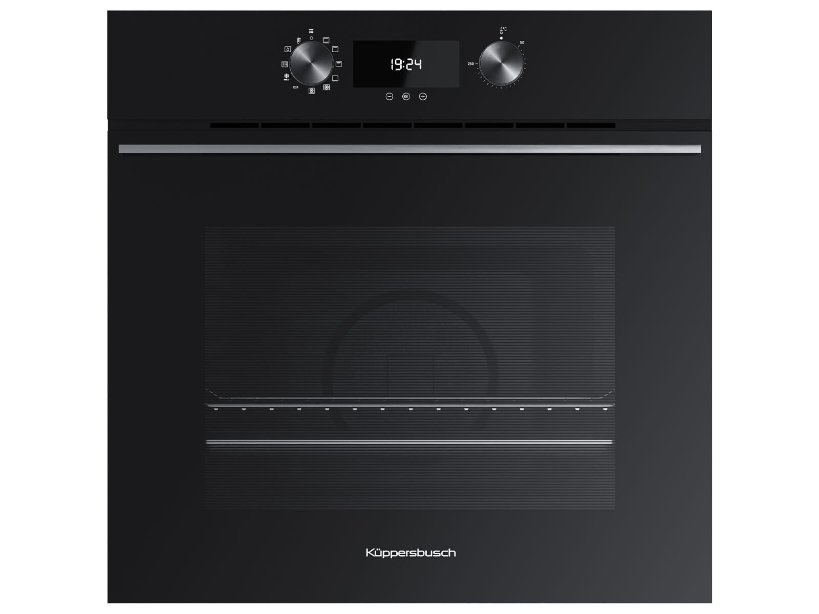 Küppersbusch Einbaubackofen, mit Teil-Teleskopauszug, Pyrolyse-Selbstreinigung
