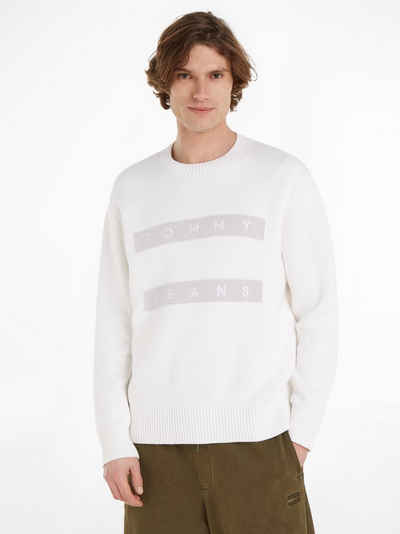 Tommy Jeans Rundhalspullover TJM RLX TONAL FLAG SWEATER