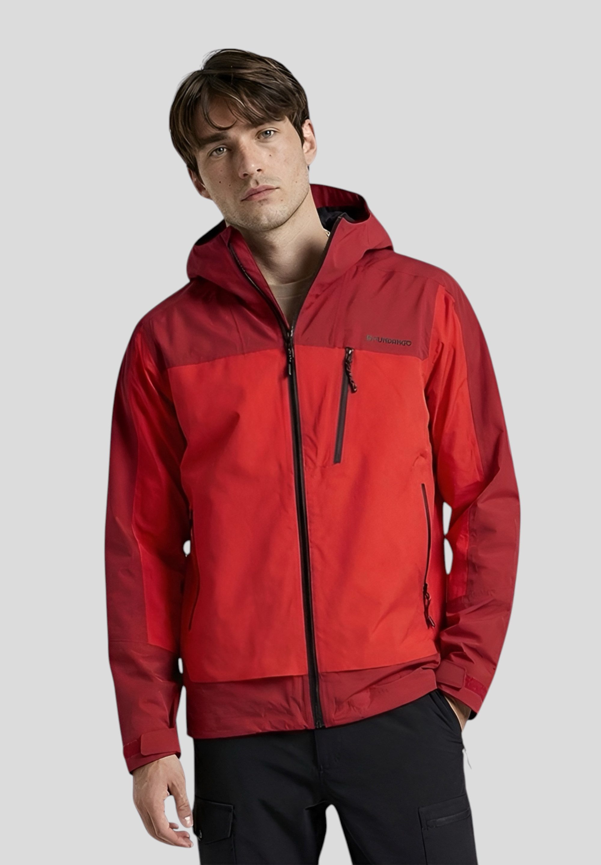 Fundango Regenjacke Levy 3L Jacket Dreilagige, wasserdichte Jacke mit ausgezeichnetem Wetterschutz.