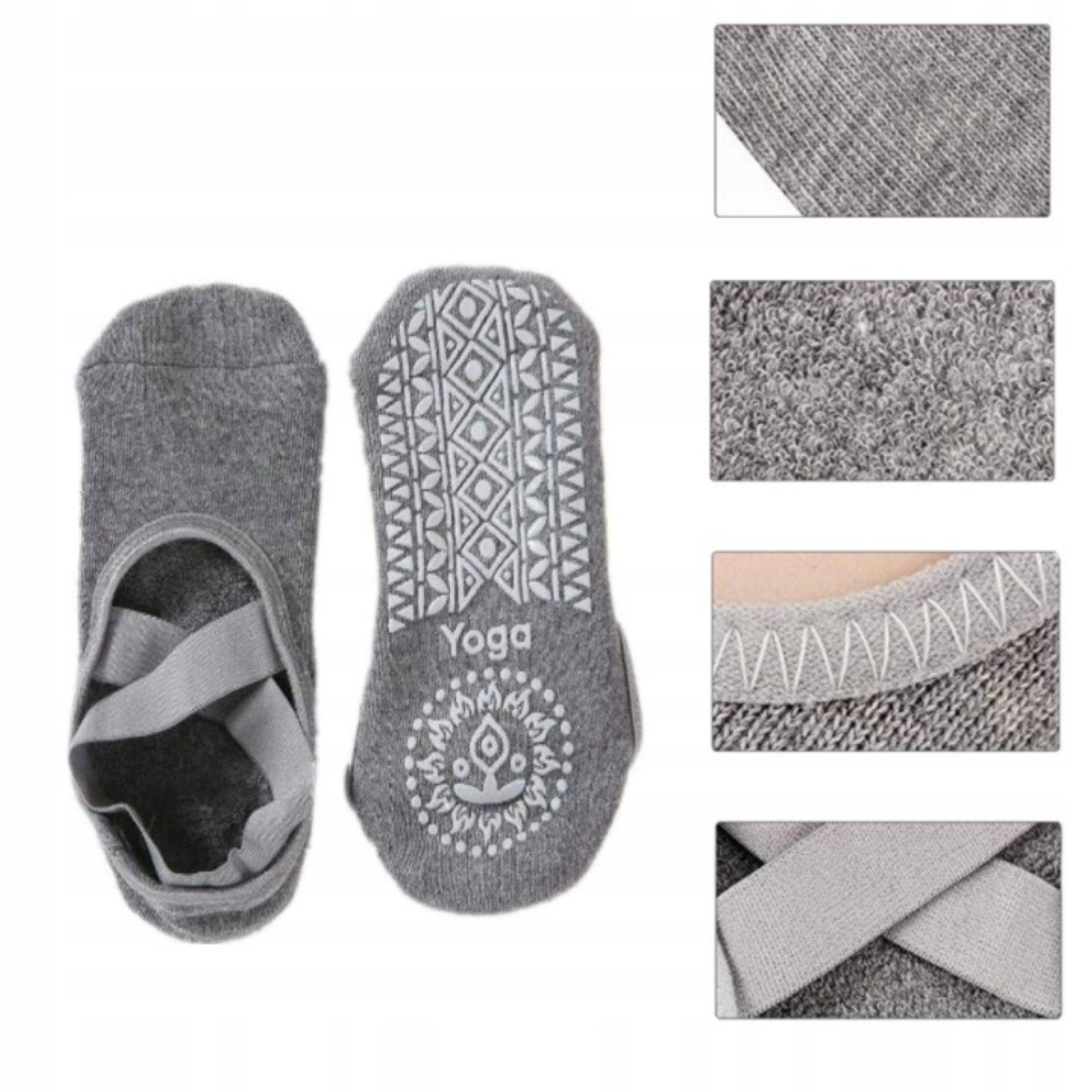 Festivalartikel Socken 3 Paar Yoga Socken Damen Antirutsch Pilates Barre Tanz Grippy (1-Paar)