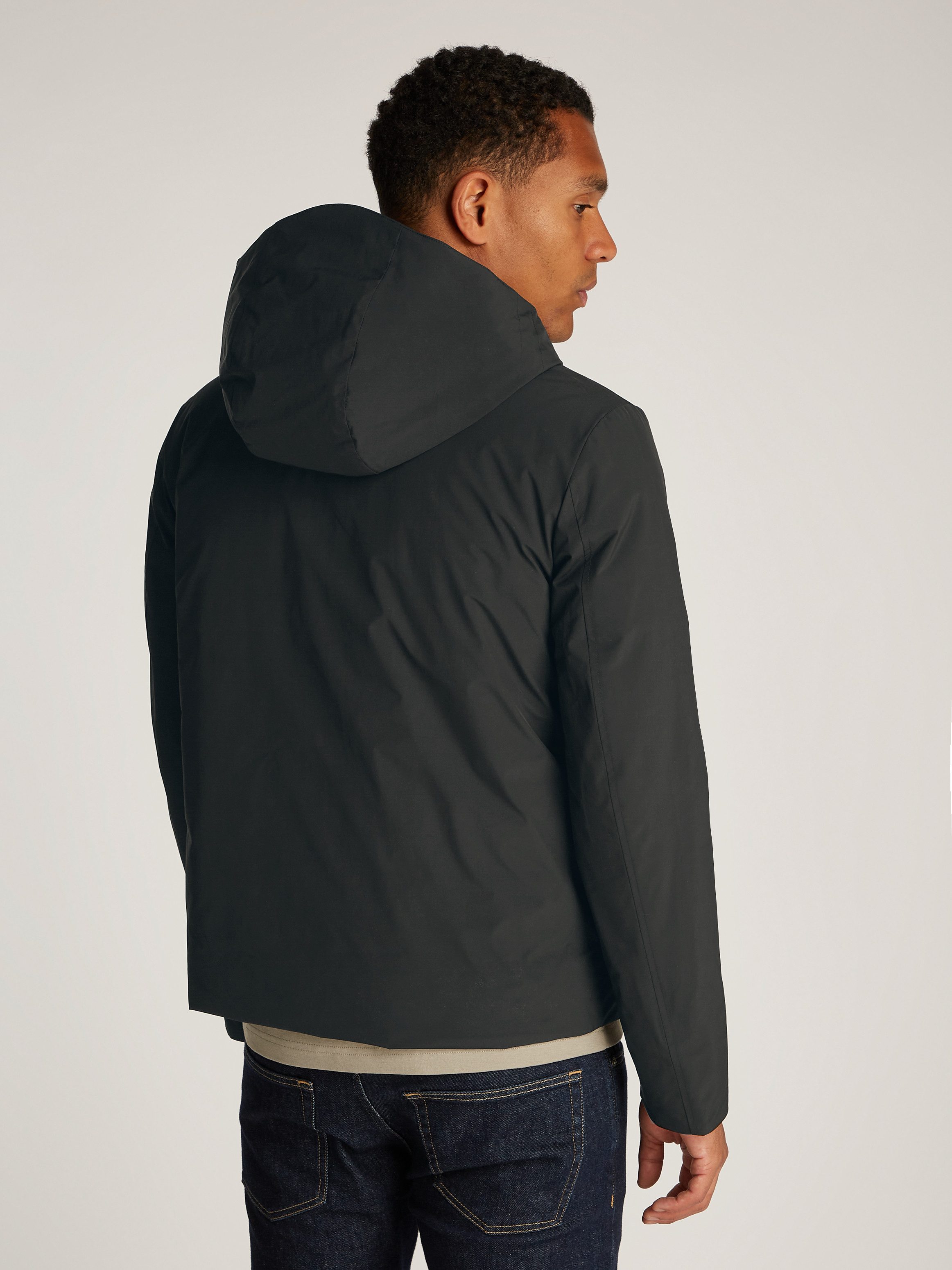 Calvin Klein Outdoorjacke TECHNICAL NON-QUILT JACKET HOOD mit Logoprint günstig online kaufen