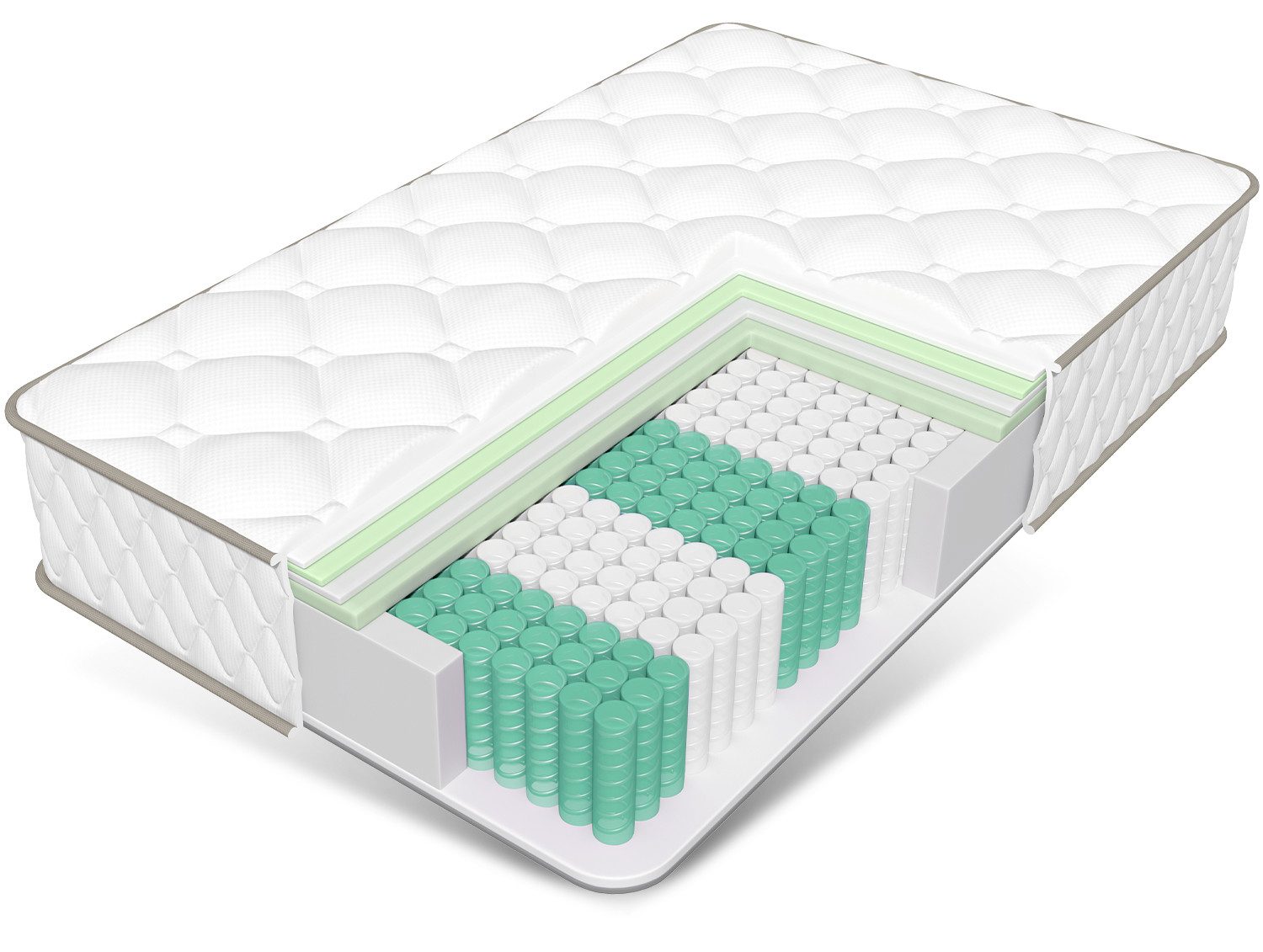 Taschenfederkernmatratze Matratze 90x200 cm, 7-Zonen Matratze 140x200 cm mit Spannbettlaken, Lexzurn, 22 cm hoch, (Atmungsaktiv und stützend, 10 Schichten aus Hochwertigem Material), Es sind mehrere Größen erhältlich.