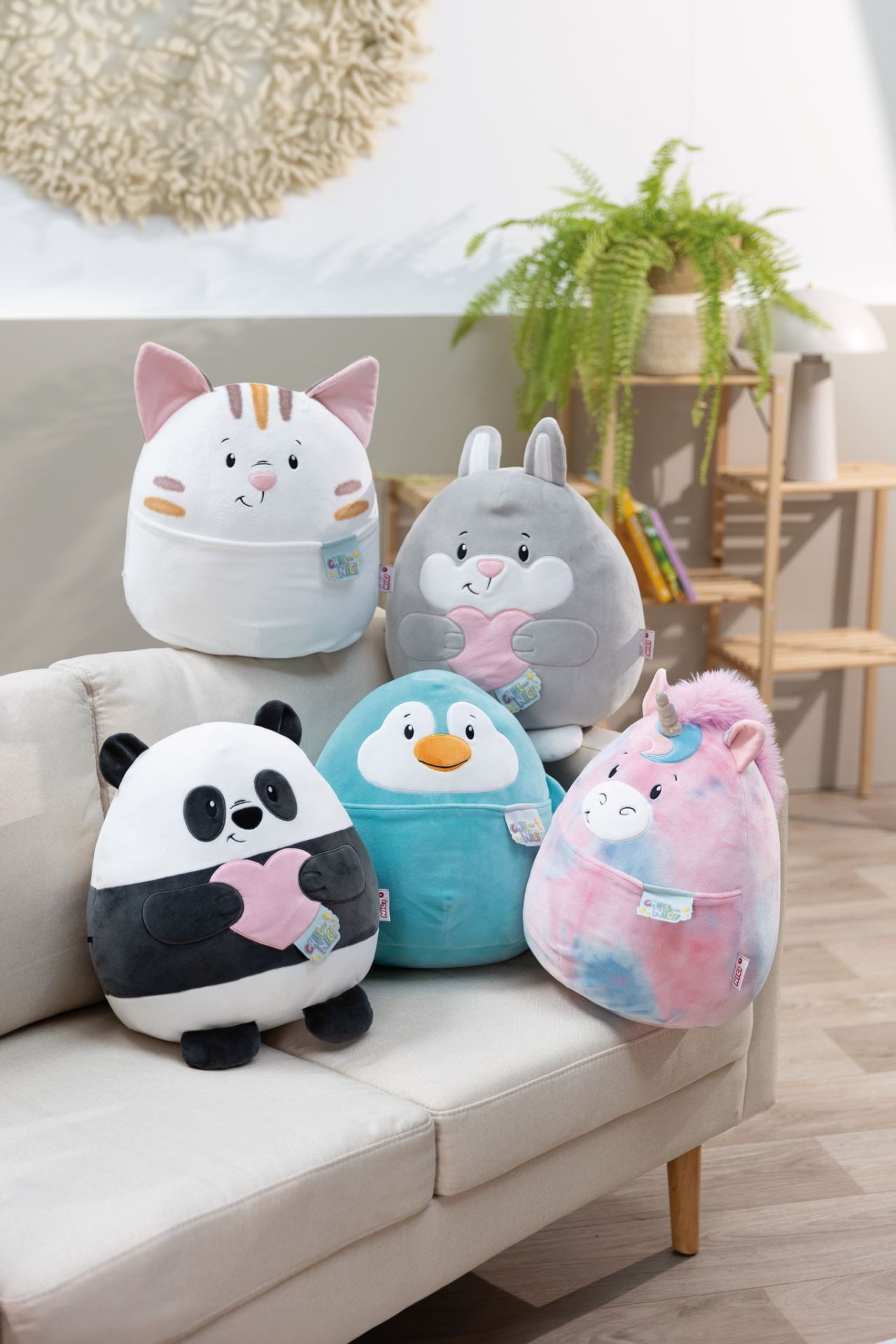 Nici Dekokissen 61402 - Chill-NICI Pinguin, 30 cm