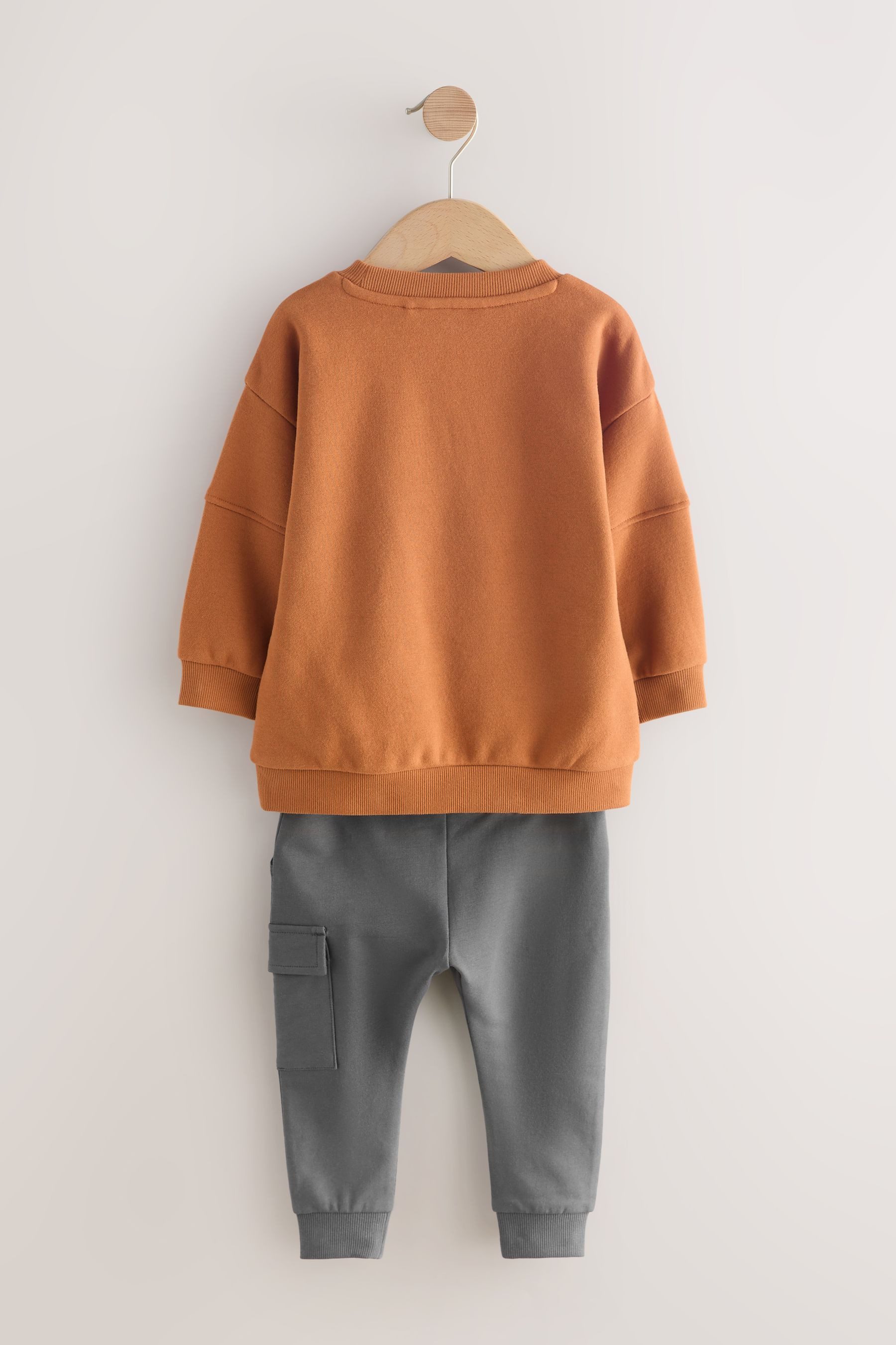 Next Sweatanzug Sweatshirt und Utility-Jogginghose im Set (2-tlg)