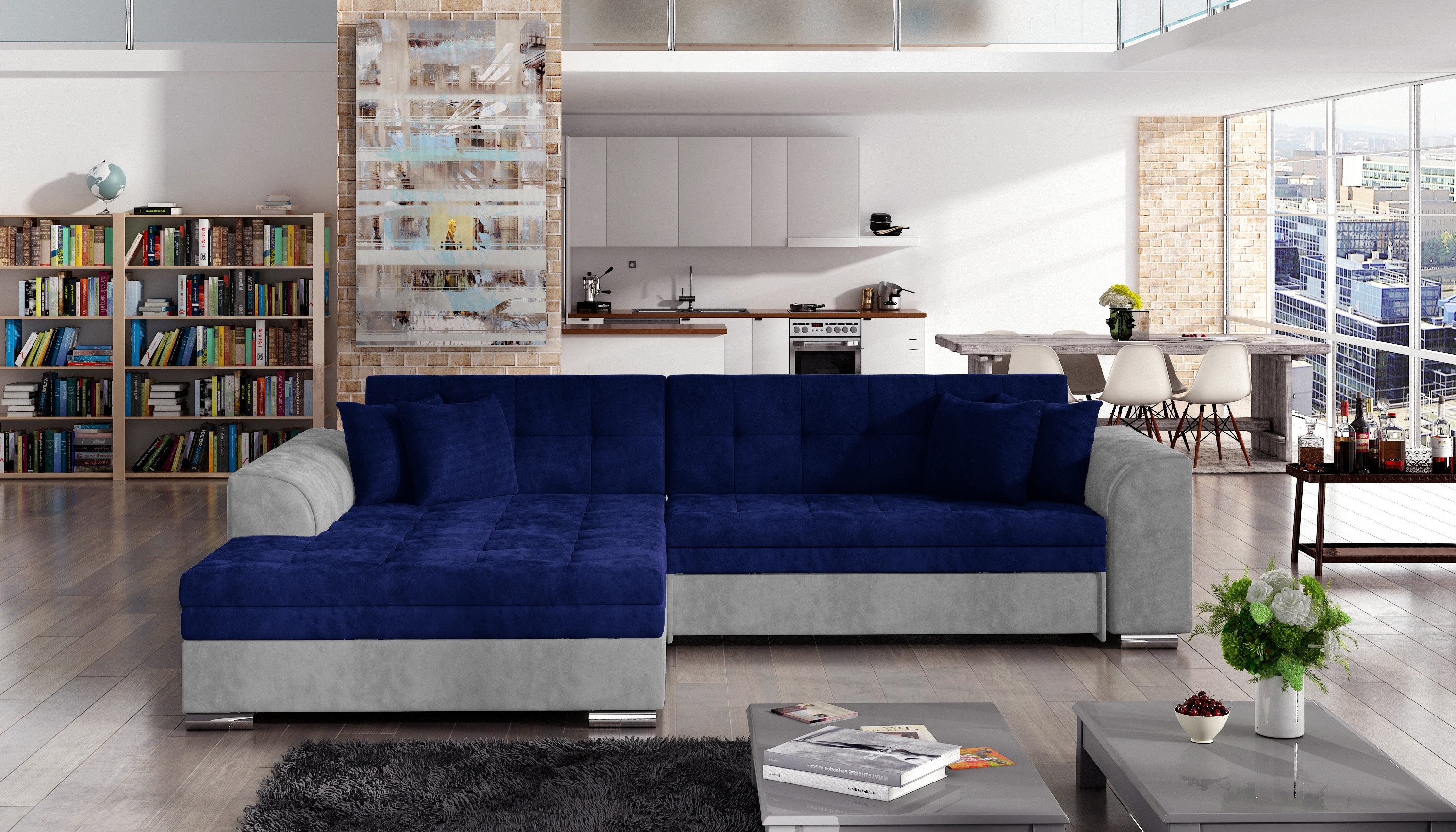 Navyblau | Korpus: Grau