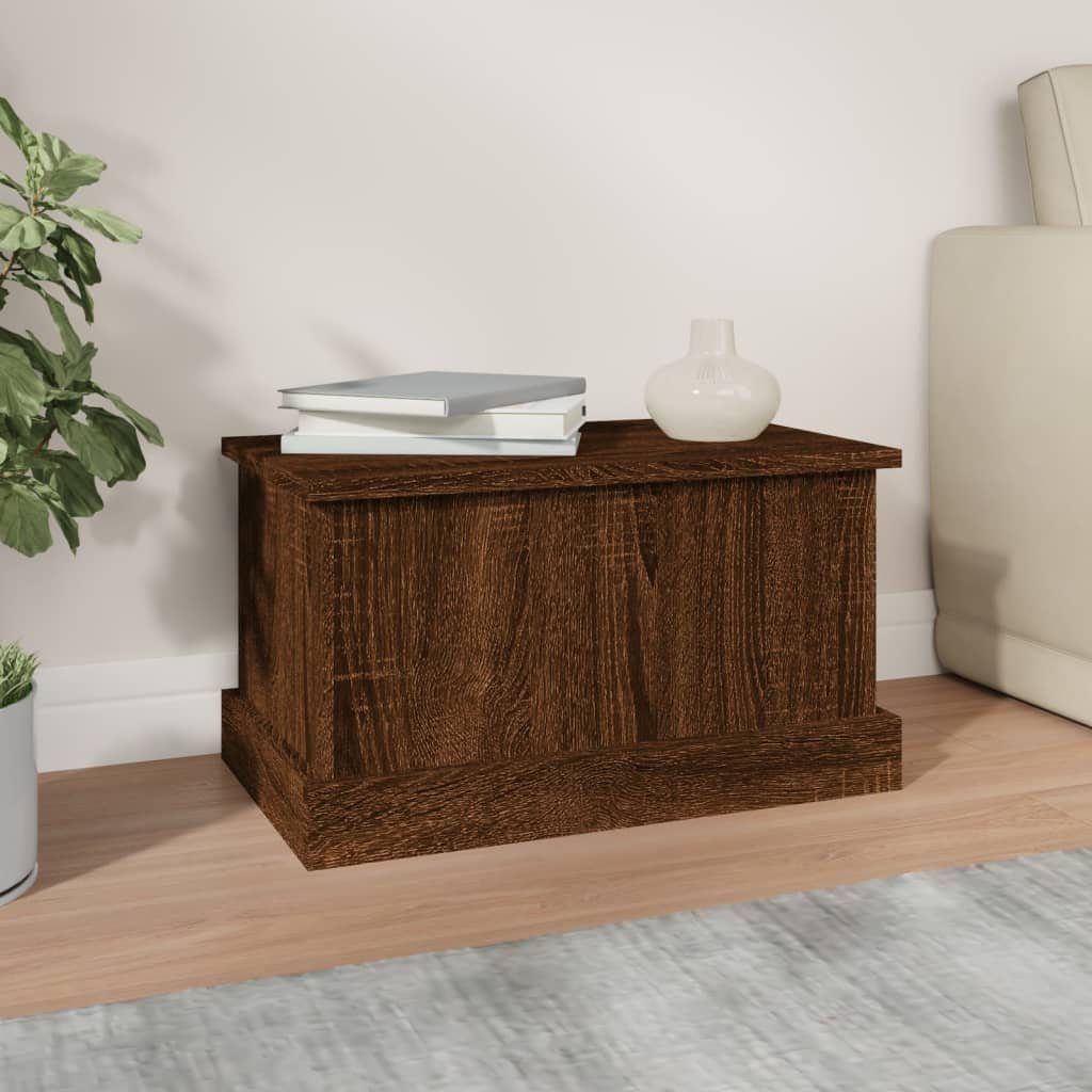 vidaXL Aufbewahrungsbox Truhe Braun Eiche-Optik 50x30x28 günstig online kaufen
