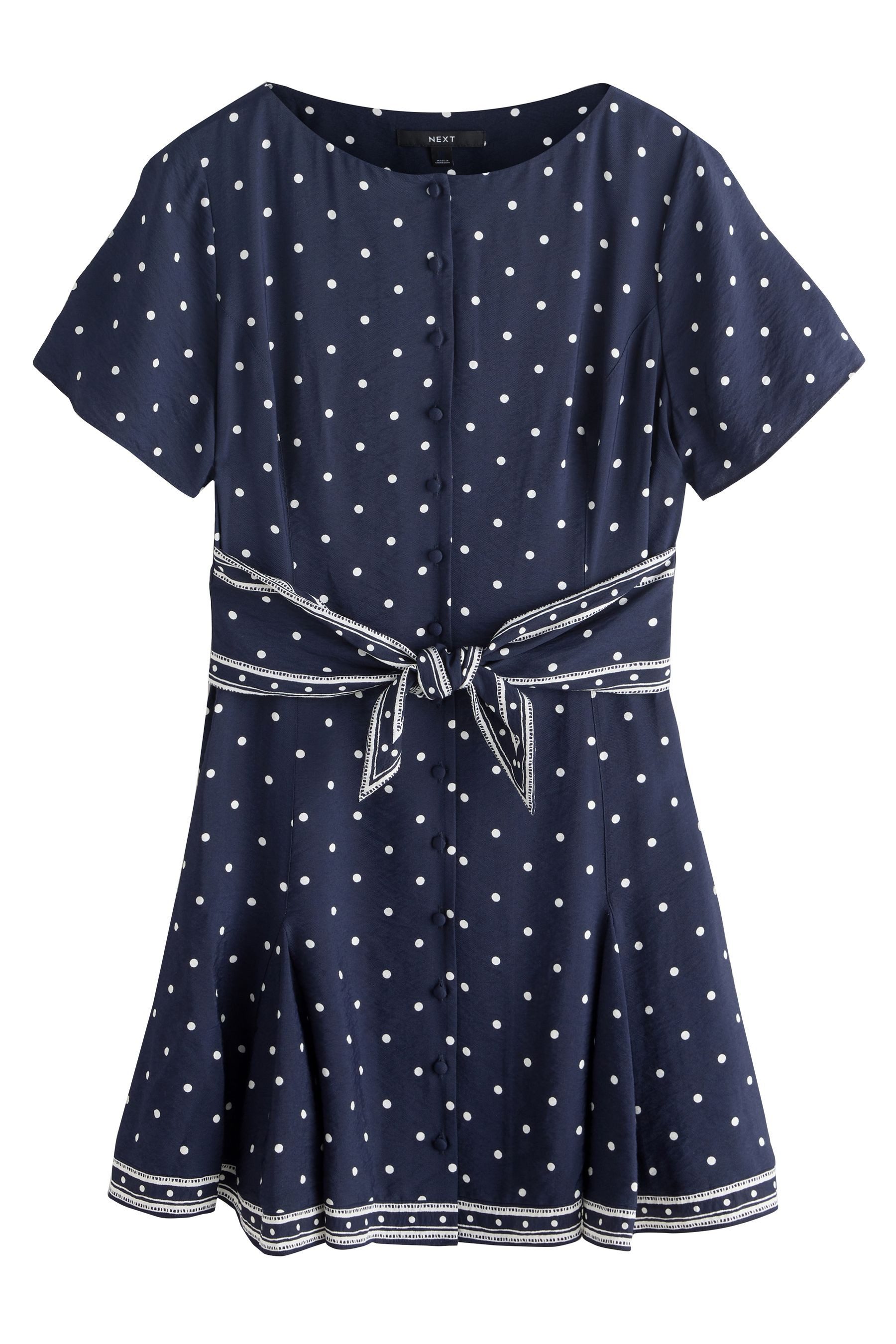 Next Minikleid Minikleid mit Bindegürtel (1-tlg) günstig online kaufen