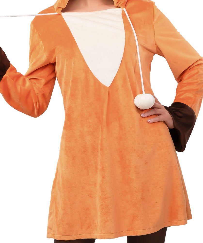 Reh Kostüm Damen-Set – 4-teilig Mit Geweih-Haarreif, Tüllrock, Gesichtstattoos & Socken Für Karneval, Weihnachten & Halloween