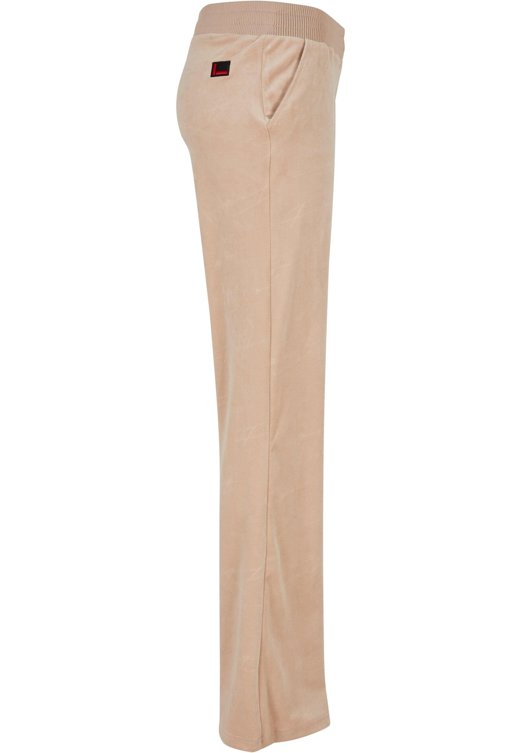 Pants (1-tlg) FW231-015-1 FUBU Damen Velour Allover Fubu Signature Jerseyhose