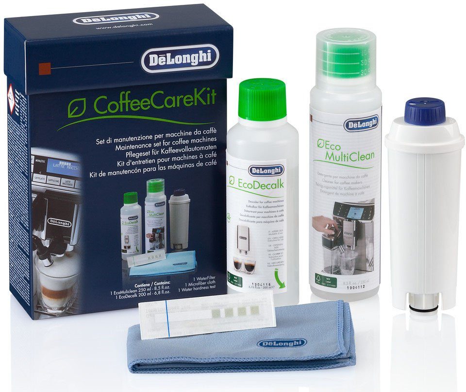 De'Longhi Coffee Care Kit DLSC306 Pflegeset (Set, [5-St. für Kaffeevollautomaten)