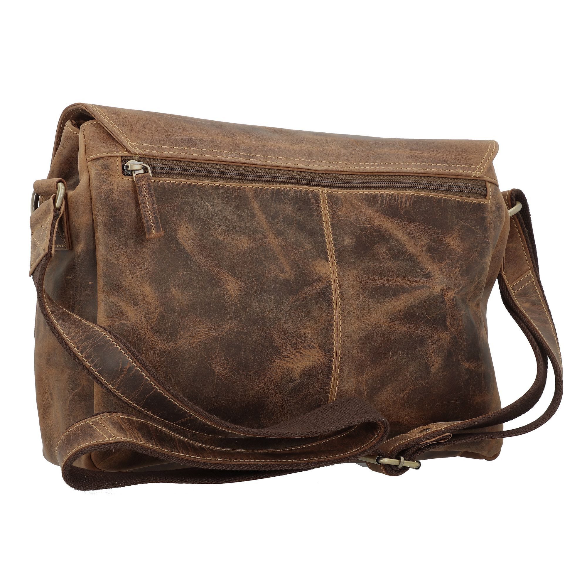 Greenburry Messenger Bag Vintage, Leder günstig online kaufen