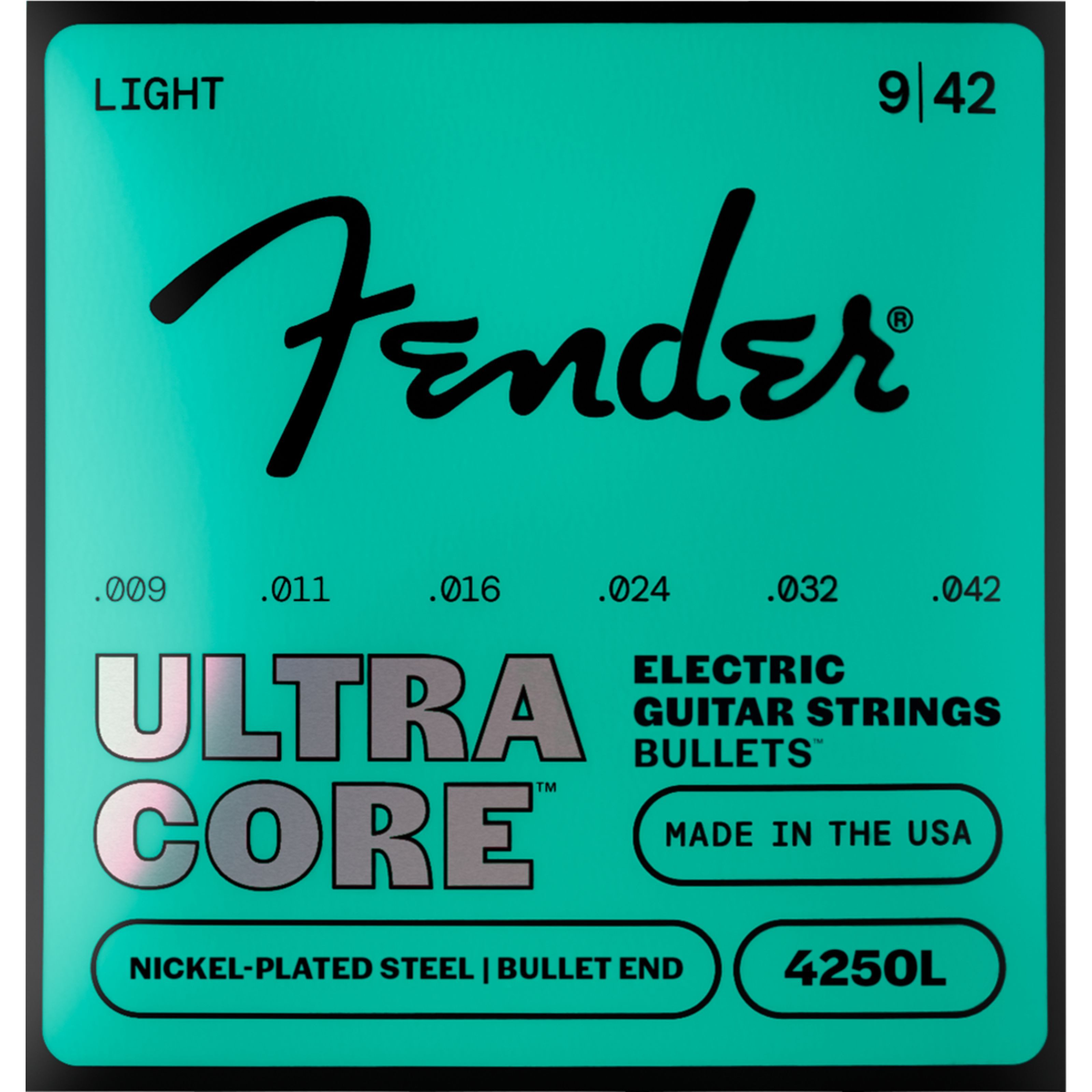 Fender Saiten, 4250L Ultracore Bullet End 09-42 - E-Gitarrensaiten