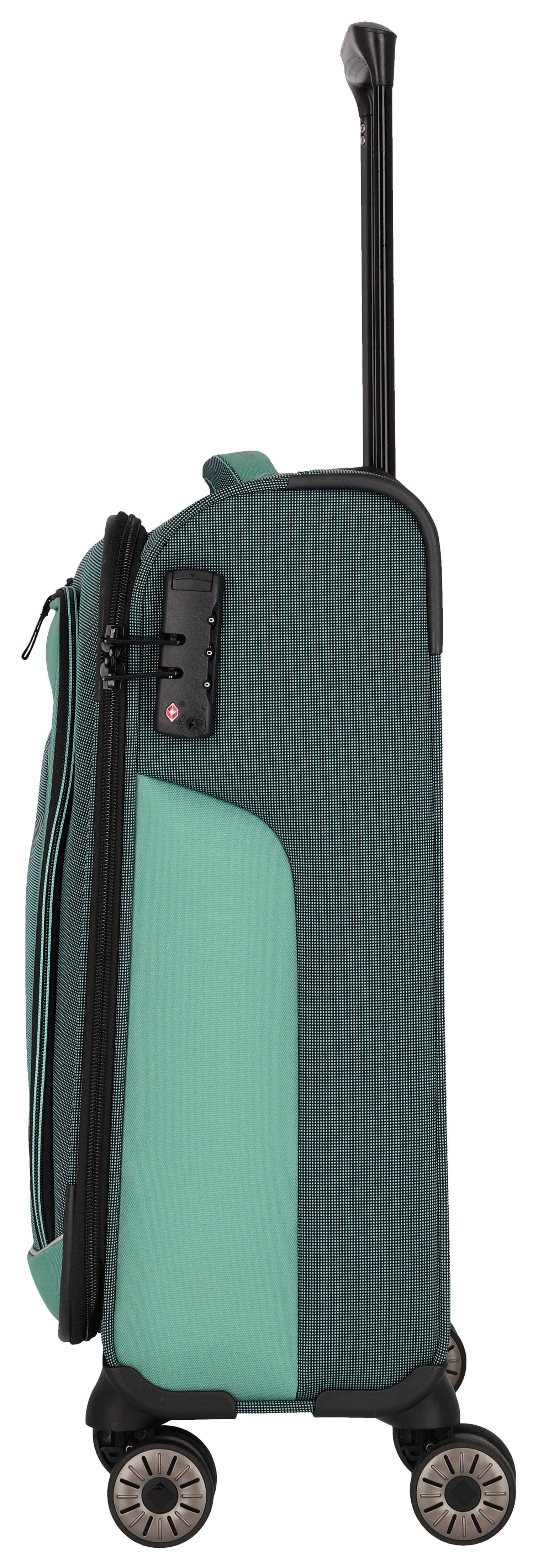 travelite Weichgepäck-Trolley VIIA, verschiedene Größen und Farben, 4 Rollen, Reisegepäck Trolley Koffer Weichgepäck TSA Schloss