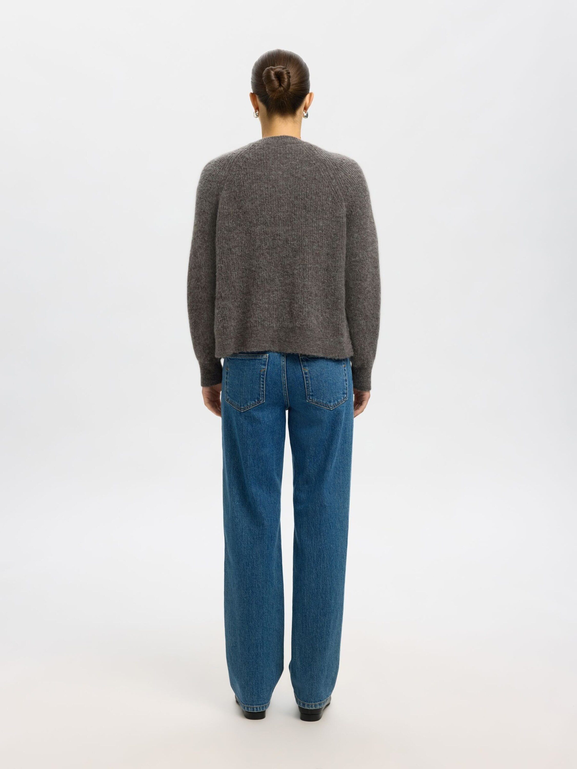 Selected Strickjacke Lulu (1-tlg) Plain/ohne Details