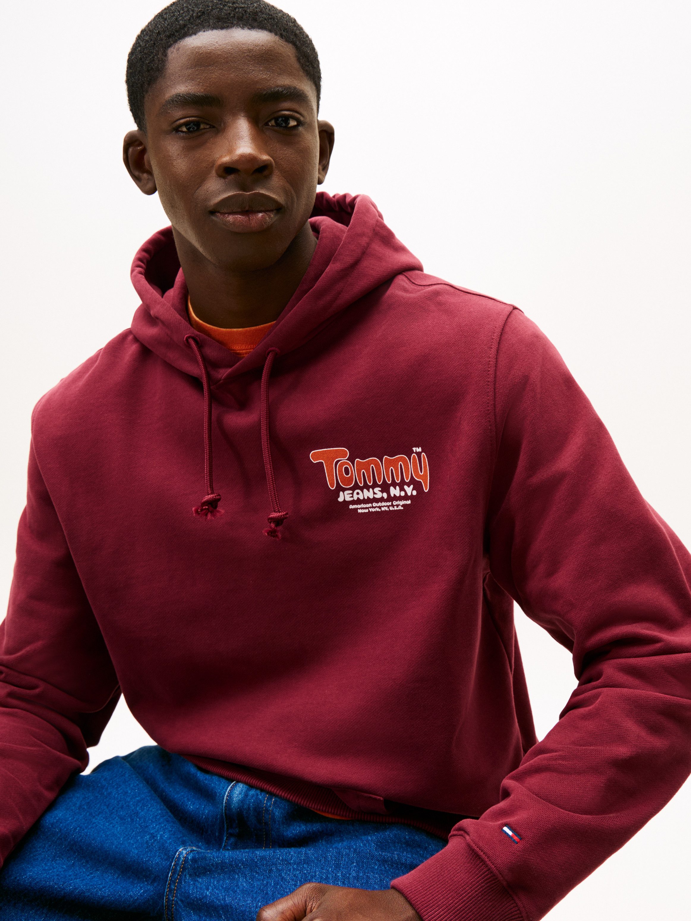 Tommy Jeans Kapuzensweatshirt FONT PLAY HOODIE Regular fit mit Kapuze günstig online kaufen