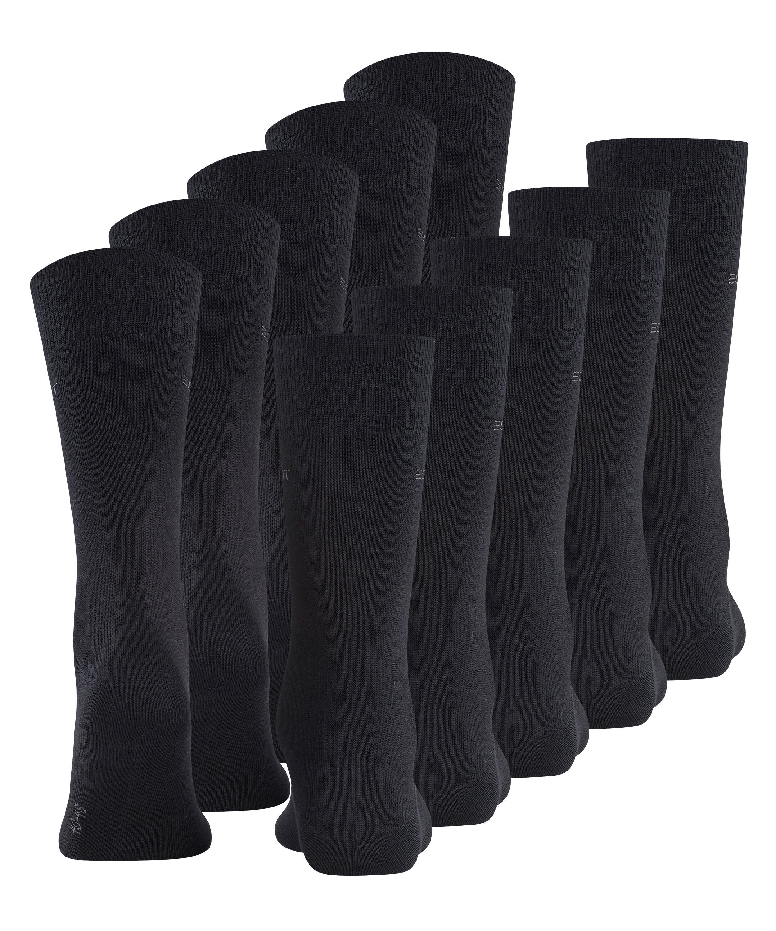 Esprit Socken Uni 5-Pack Socken aus hautfreundlicher Baumwolle (5-Paar) aus hautfreundlicher Baumwolle