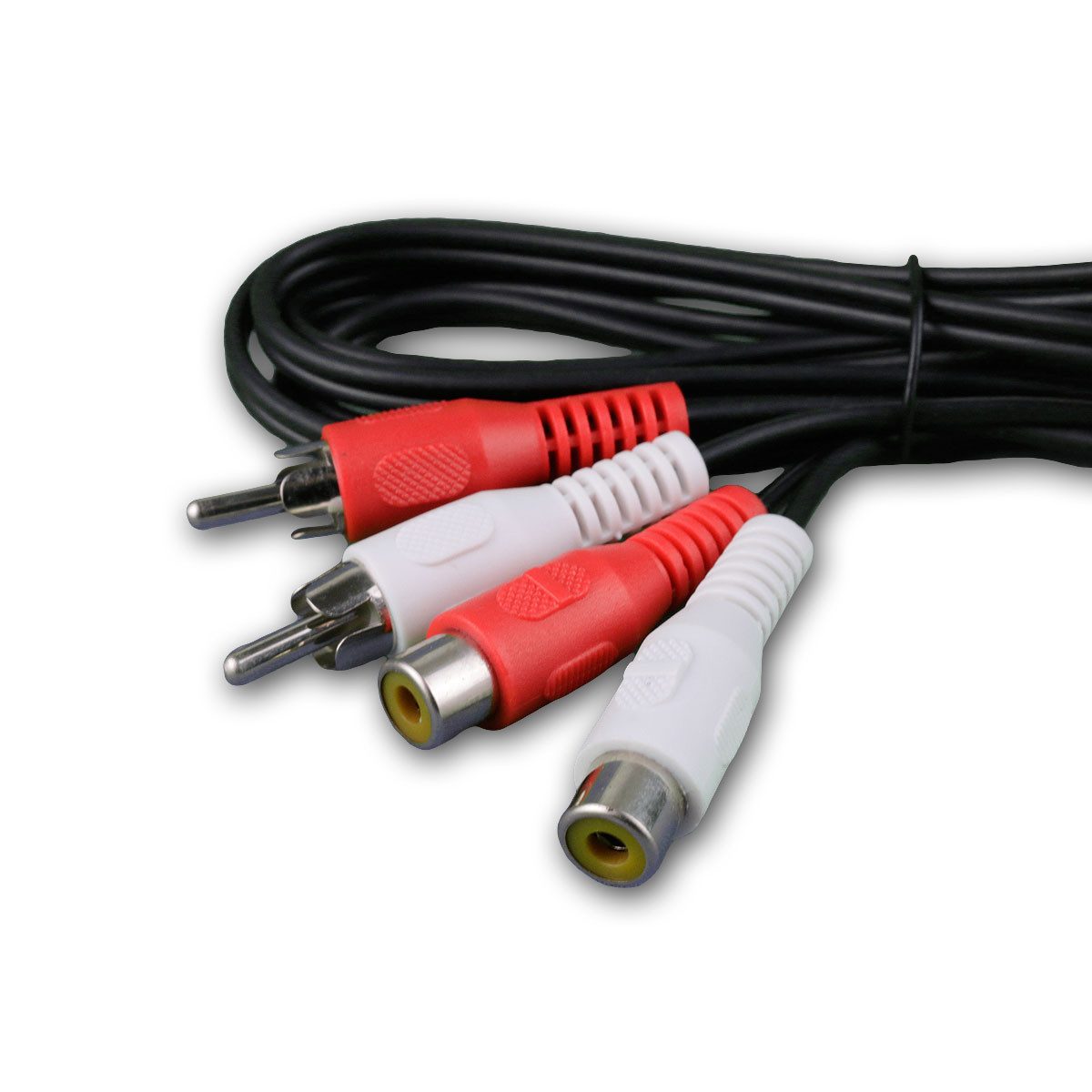 Blanko Cinch-Stecker Cinch Kabel Verlängerung 1,5m, Cinchverlängerung