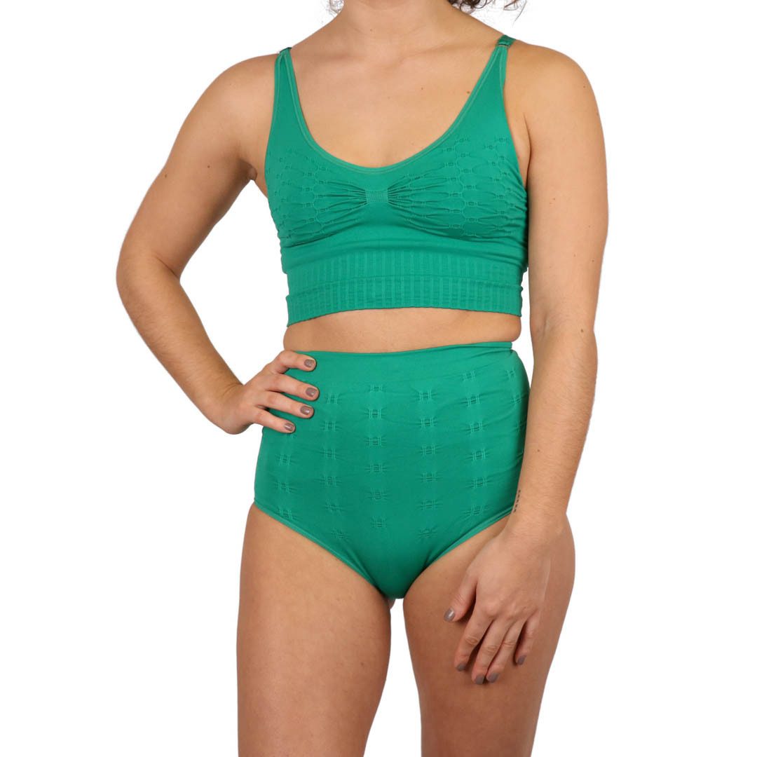 Comfizz Boxer-Badehose Stoma Schwimmboxer für Damen, Dezente Badekleidung mit hoher Taille