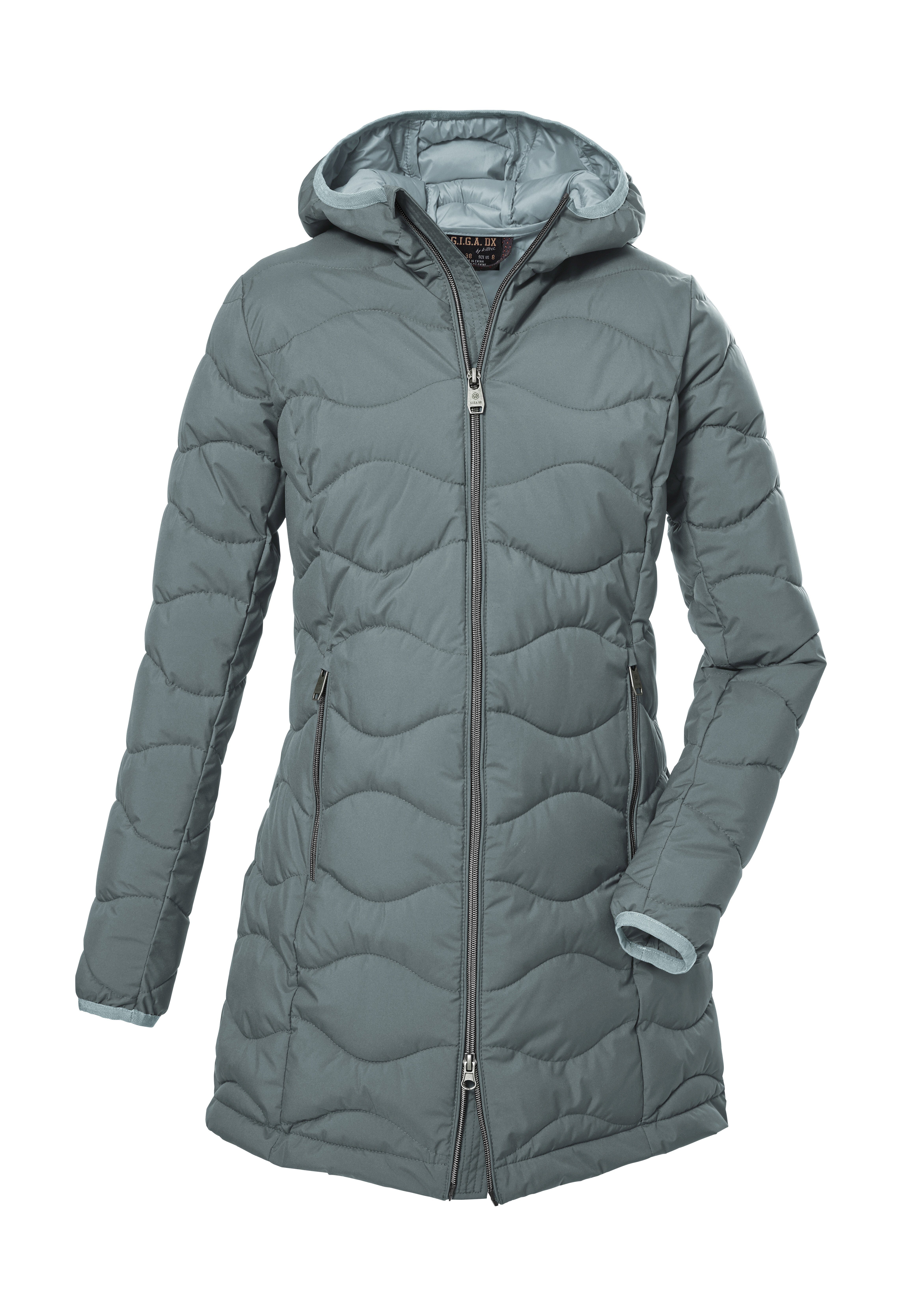 G.I.G.A. DX by killtec Steppmantel GW 20 WMN QLTD PRK Damen Steppparka: wasserabweisend, atmungsaktiv, winddicht