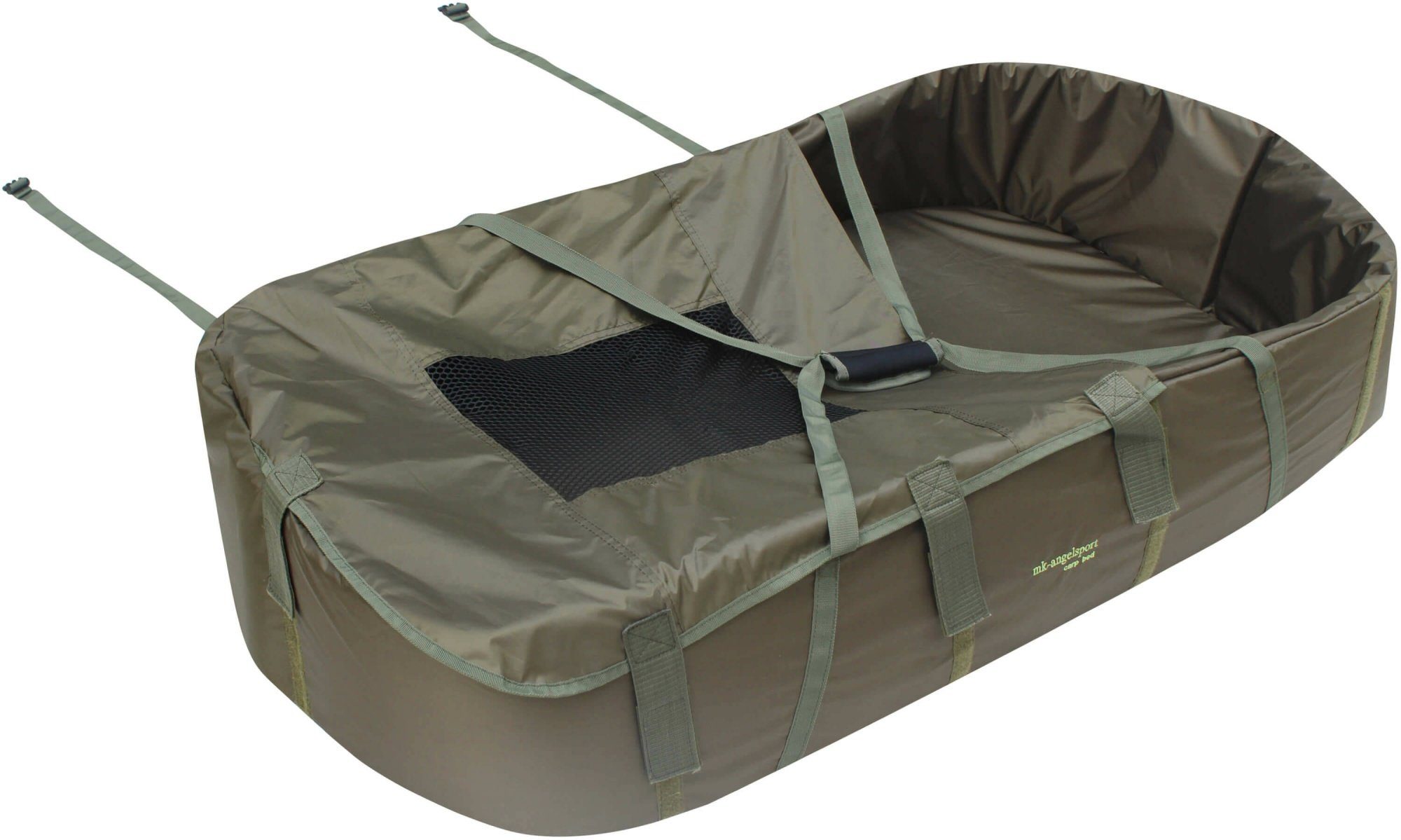 MK Angelsport Angelkescher MK Easy Carp Cradle XXL Ground, Abmessung 123 cm x 34 cm x 63cm // Material: 210D PU coated polyester // Faltbar