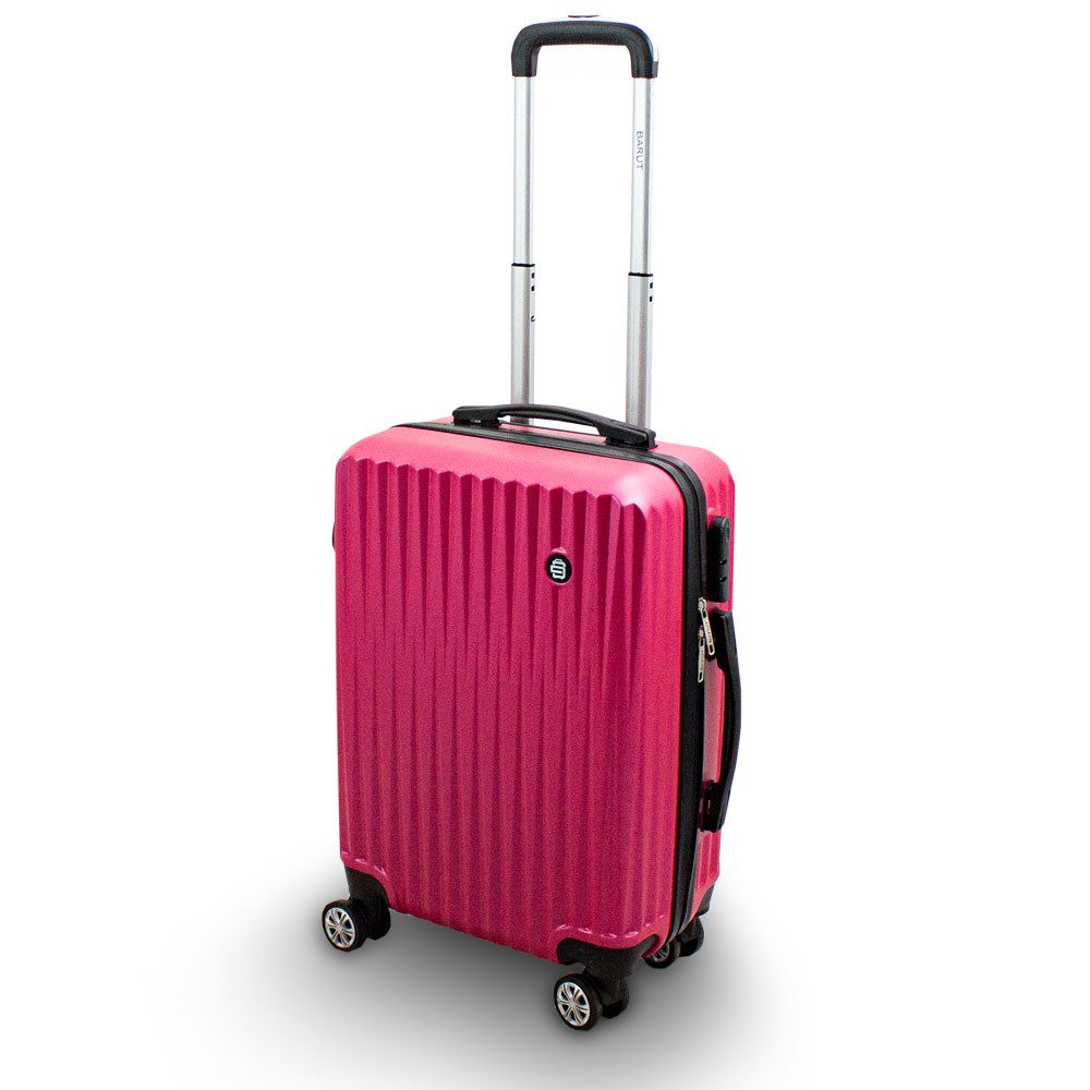Barut Handgepäckkoffer Barut Reisekoffer M Modell General Pink, 4 Rollen
