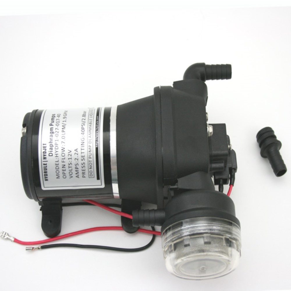 Tauchpumpe Membran Druckpumpe Wasserpumpe 12V 7L/min Wohnmobil Caravan Camping