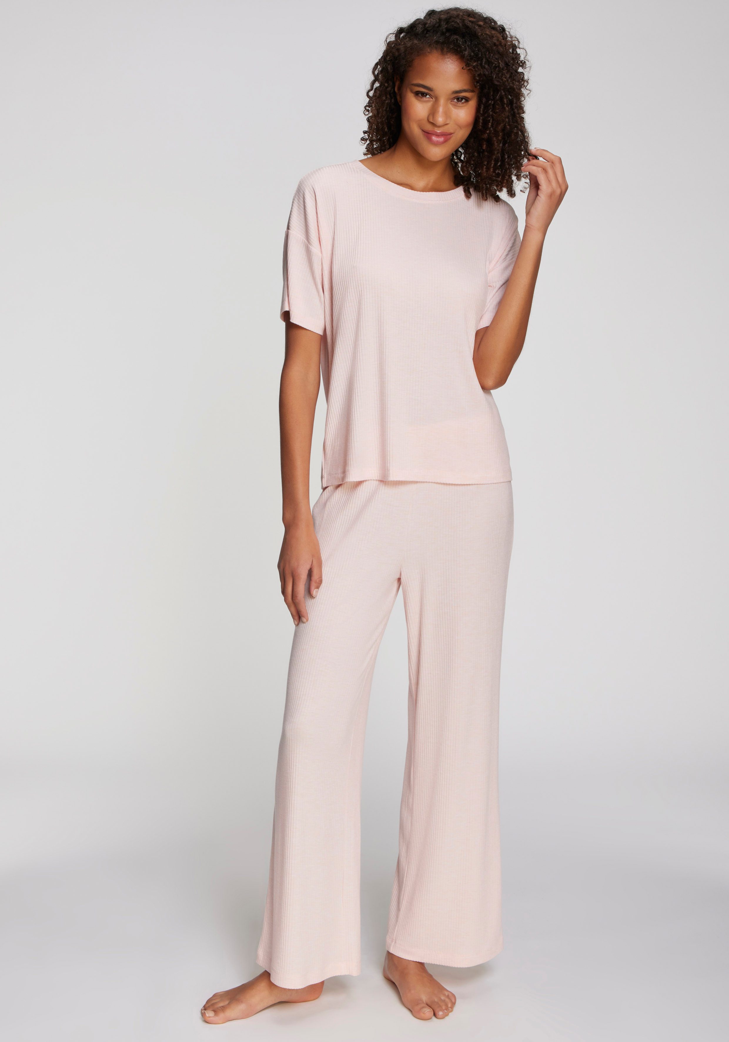 s.Oliver Pyjamahose Aus weicher Rippqualität