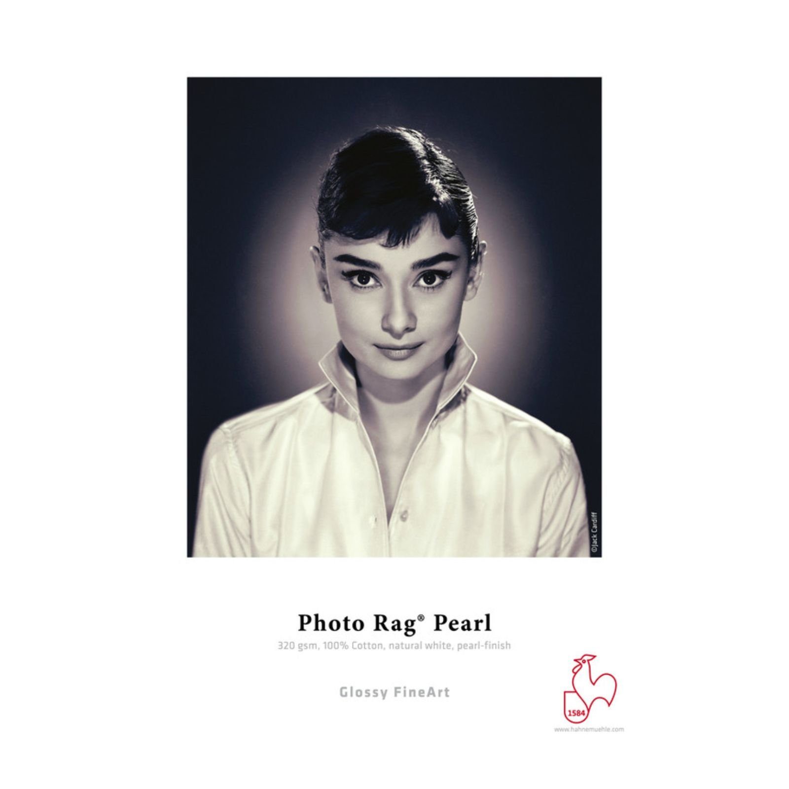 Hahnemühle Fotopapier Photo Rag® Pearl FineArt Inkjet-Papier - 320 g/m² - DIN A4 - 25 Blatt