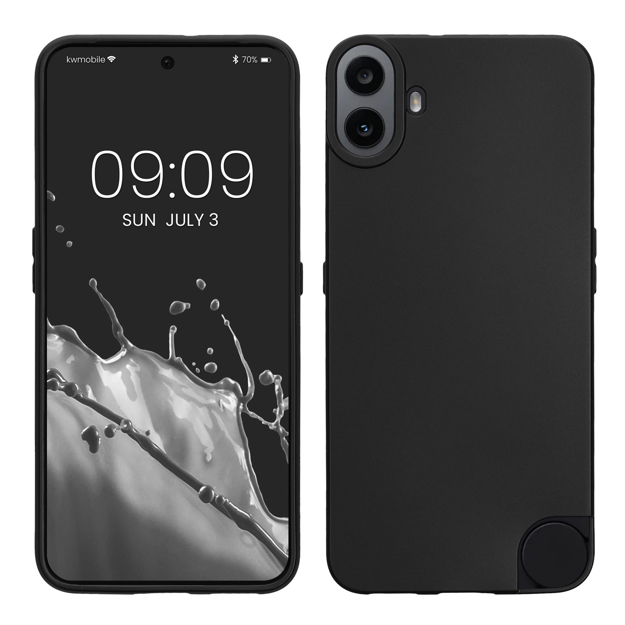 kwmobile Handyhülle Handyhülle für CMF Phone 1 Hülle, Weiches Handy Silikon Case - Schutzhülle Cover
